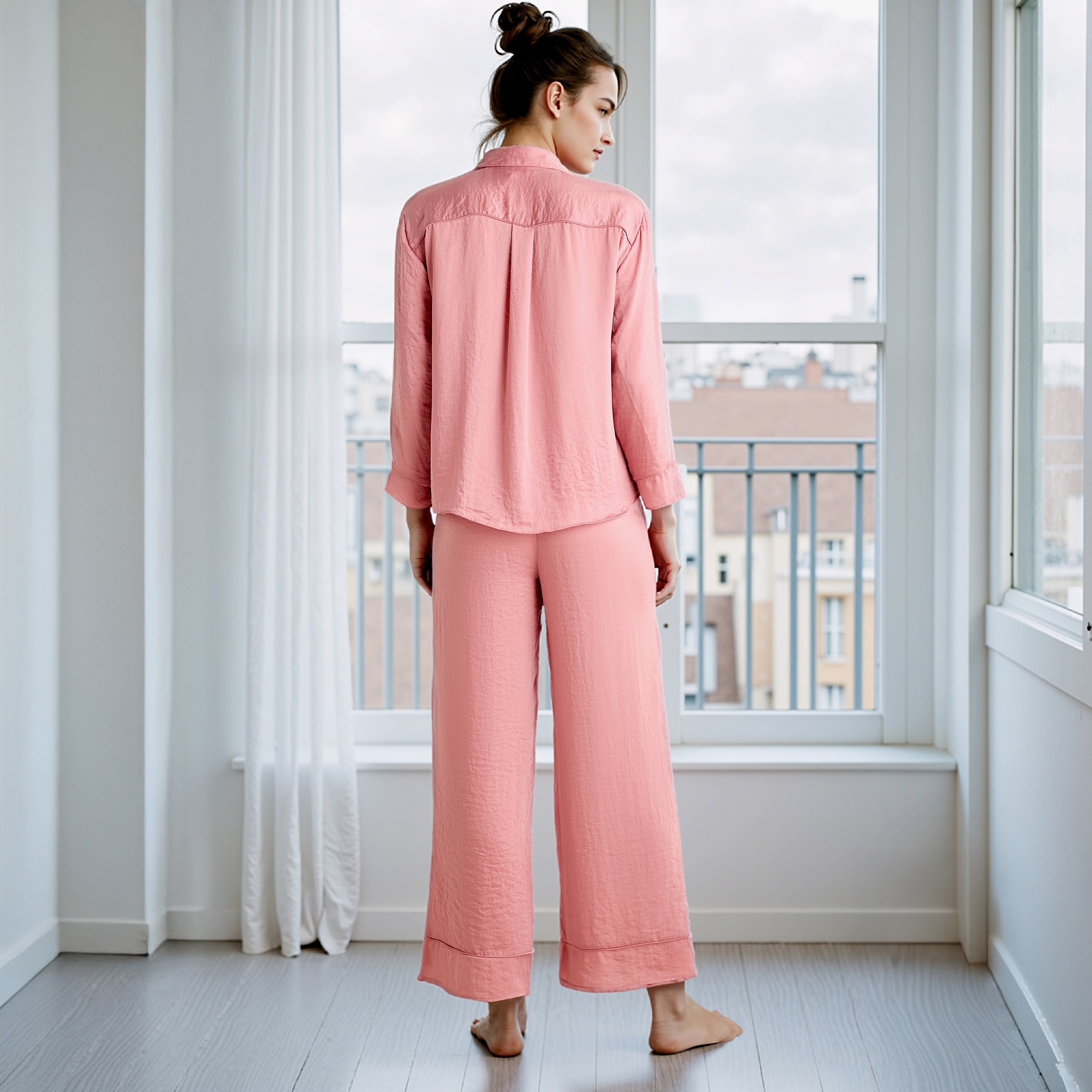 Satin Pyjama Set-women-clothing-nightwear-pyjamas-longsets-image-4