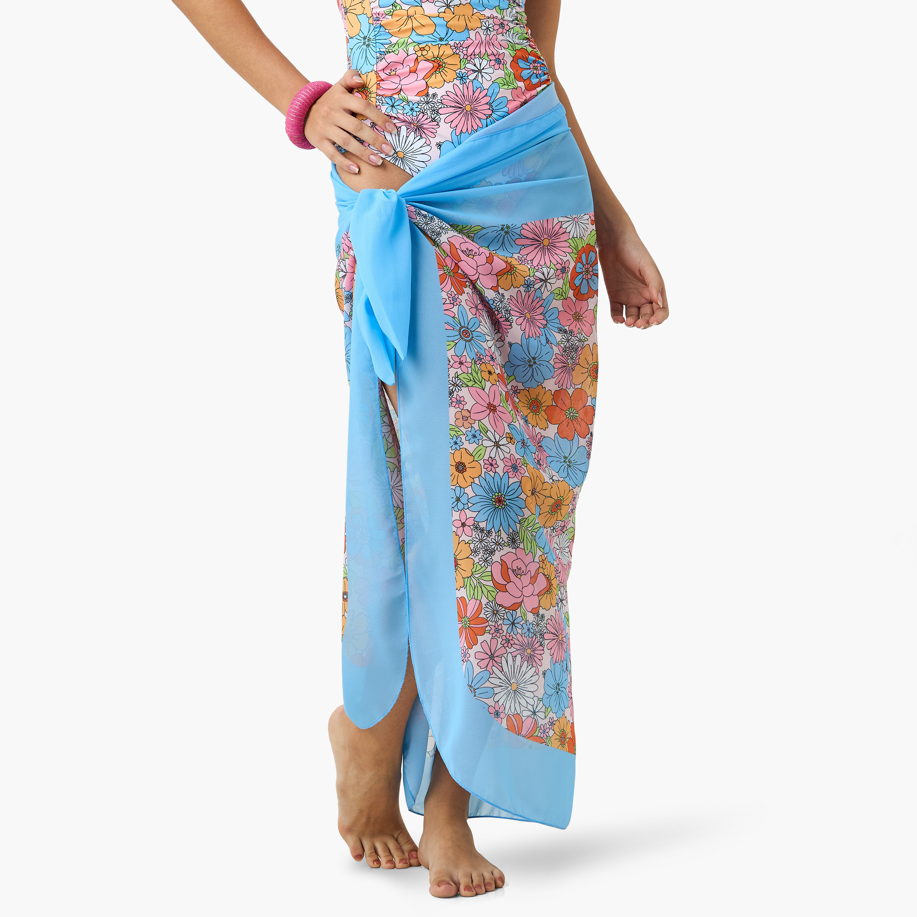 Floral Print Swimsuit with Sarong-women-clothing-swimandbeach-swimsuits-image-4