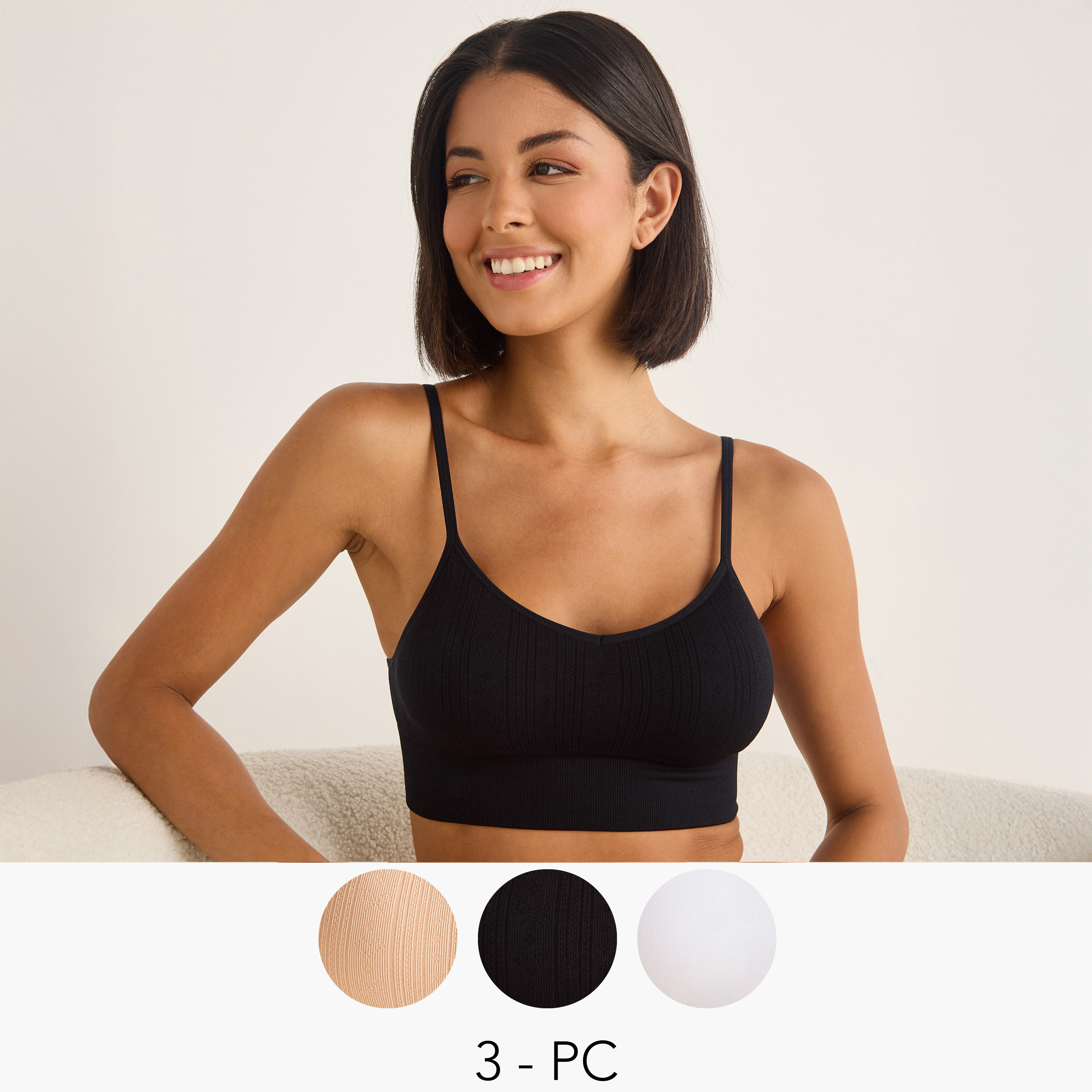 عبوة 3 قطع - صدريّة براليت دون خياطة-women-clothing-lingerie-bras-image-1