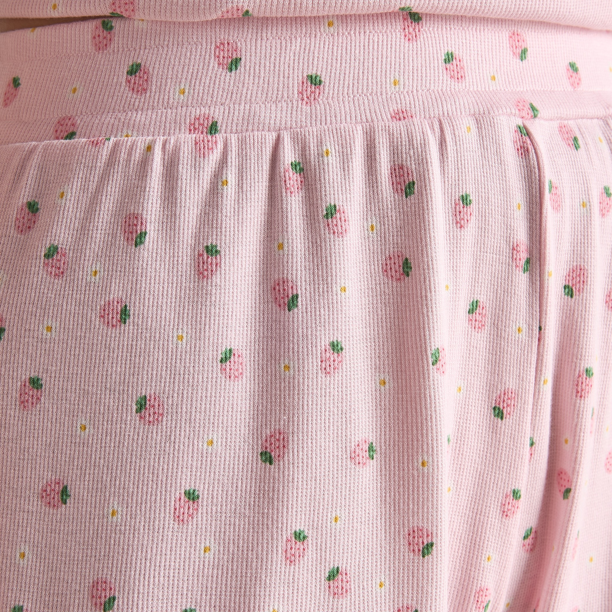 Strawberry Print Shorts-women-clothing-nightwear-pyjamas-bottoms-image-4