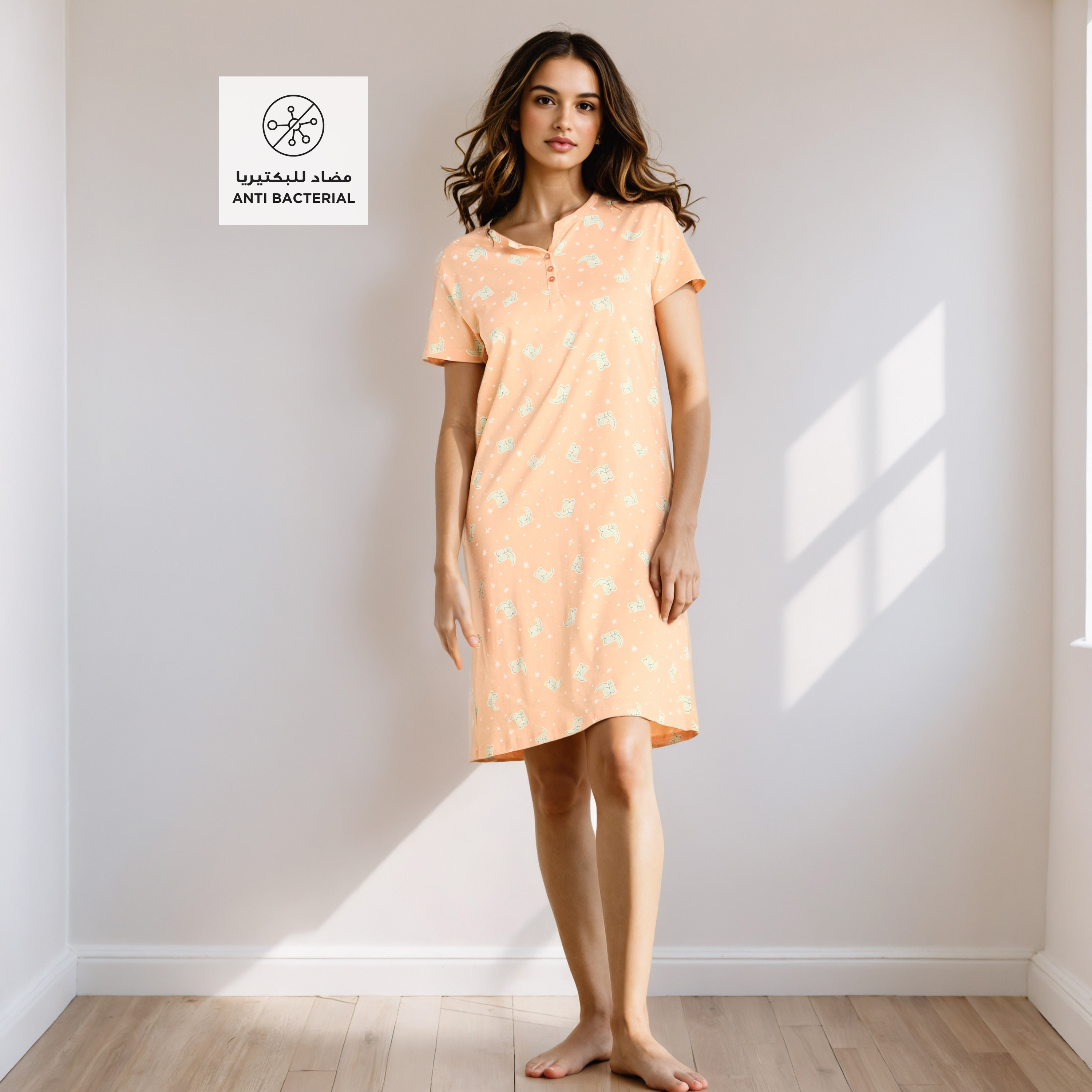 Printed Cotton Sleepshirt-women-clothing-nightwear-nighties-image-2