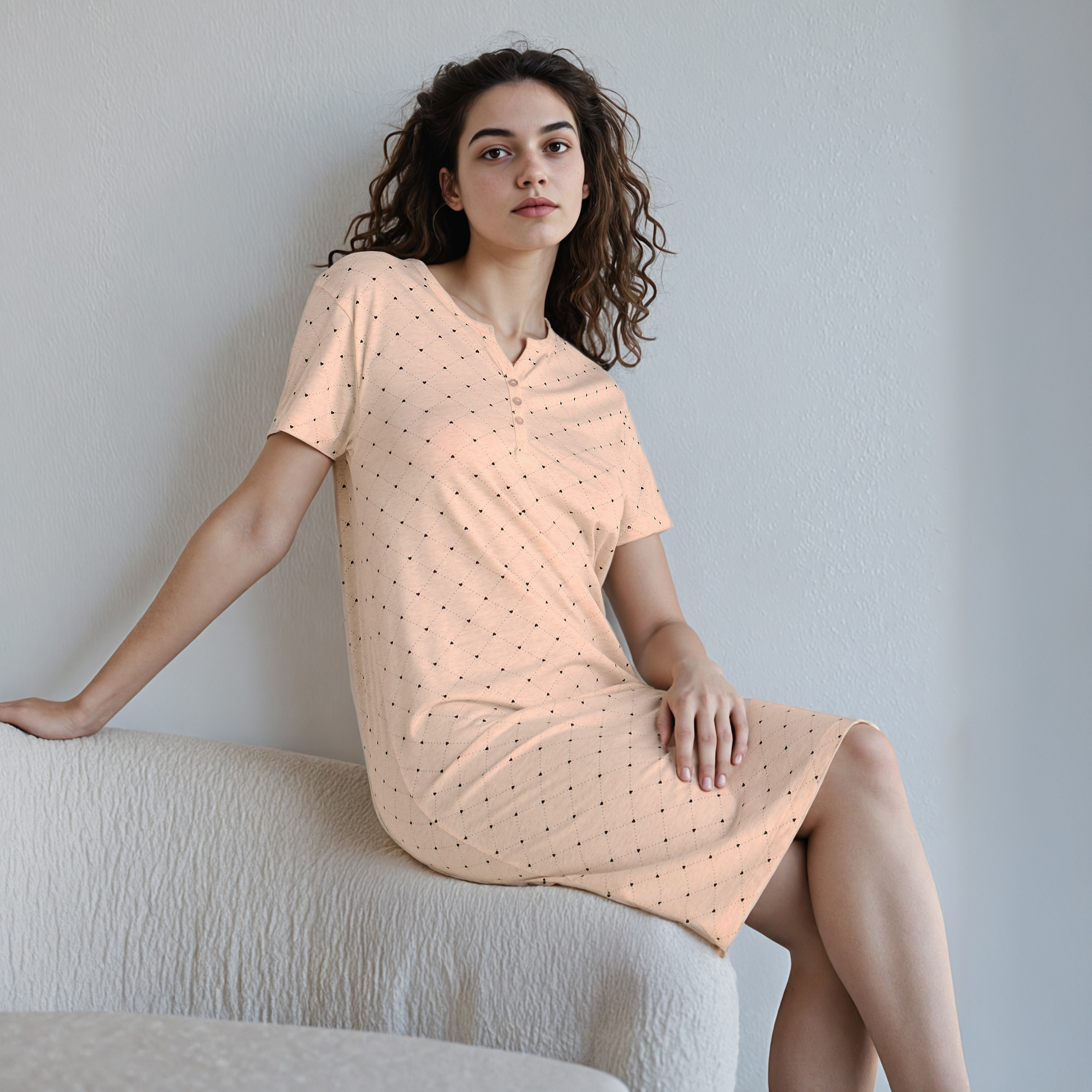 Printed Cotton Sleepshirt-women-clothing-nightwear-nighties-image-1