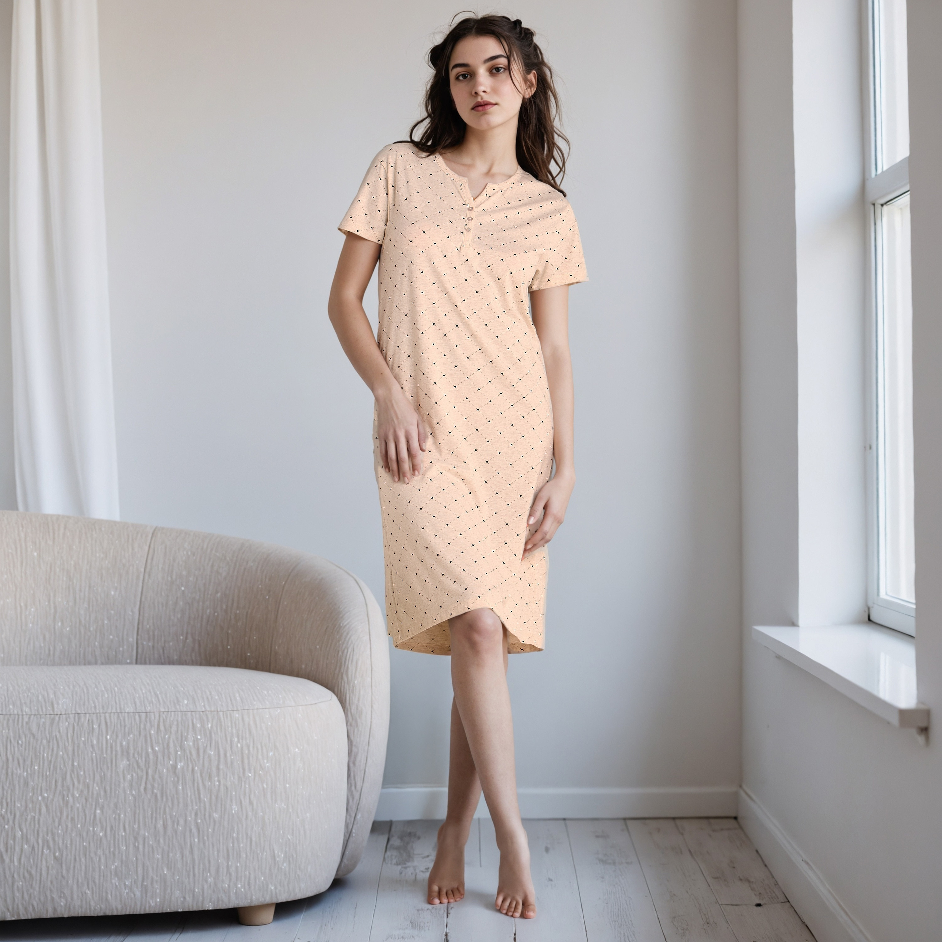 قميص نوم قطن بطبعات-women-clothing-nightwear-nighties-image-2