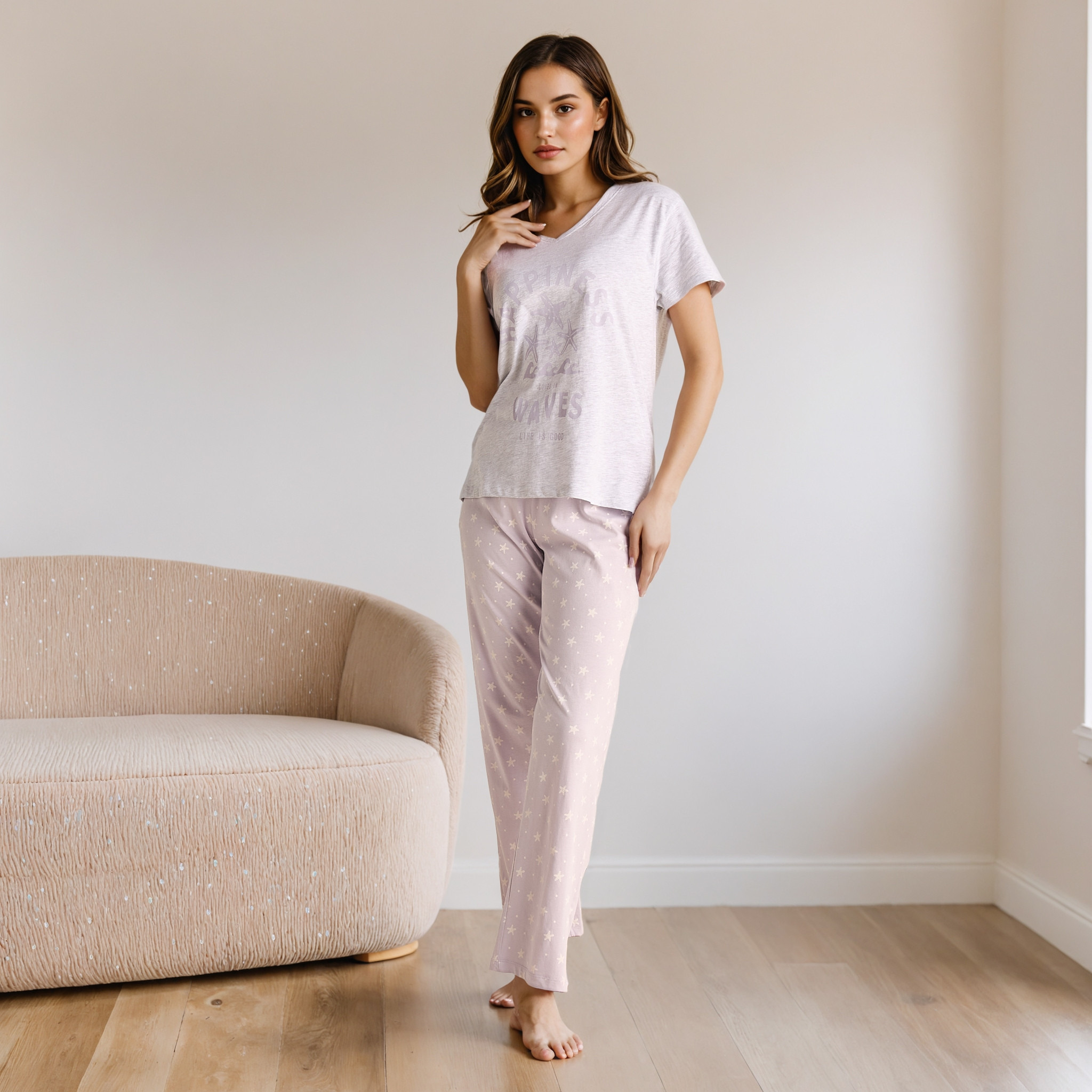 Printed Pyjama Set-women-clothing-nightwear-pyjamas-longsets-image-1