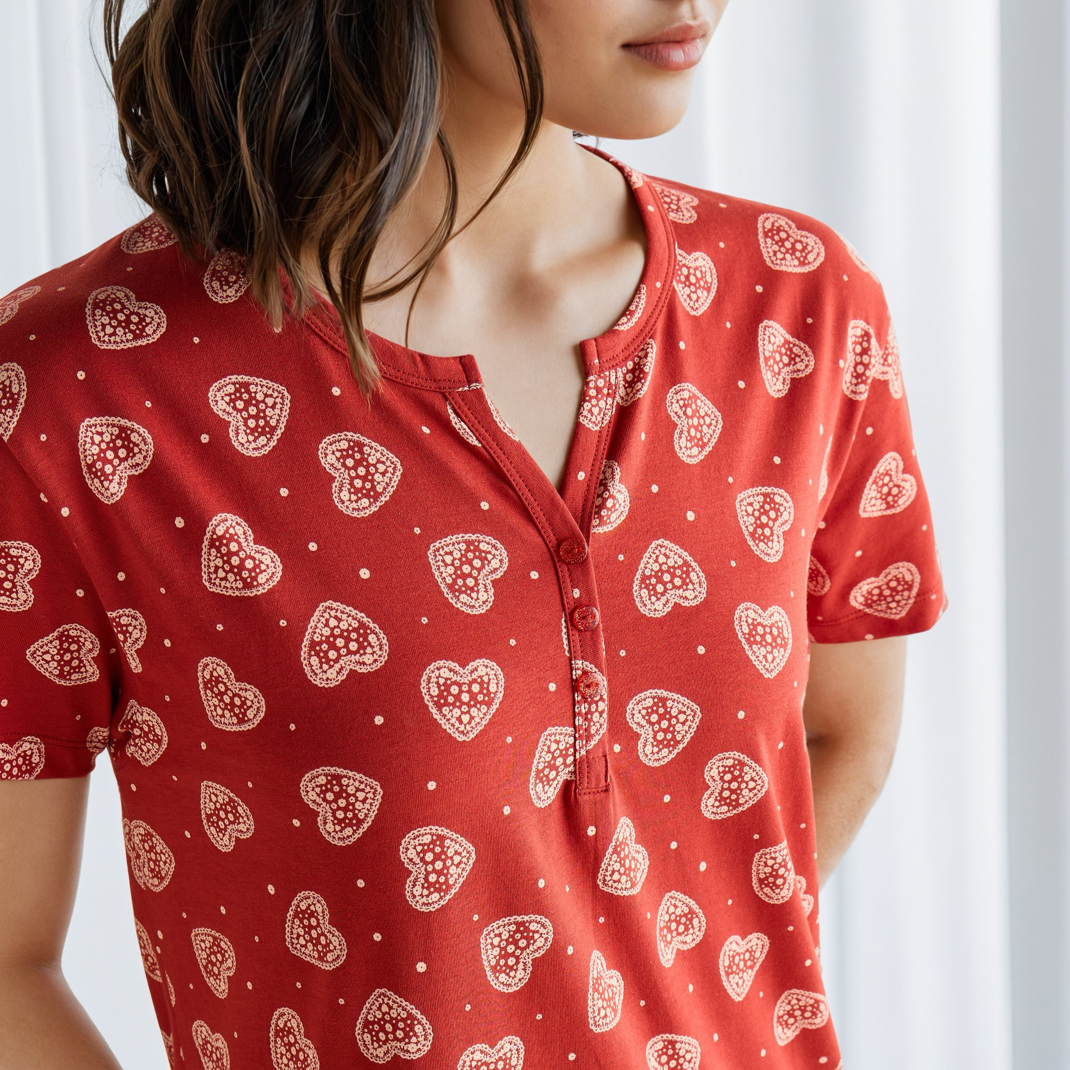 Printed Cotton Night Dress-women-clothing-nightwear-nighties-image-4