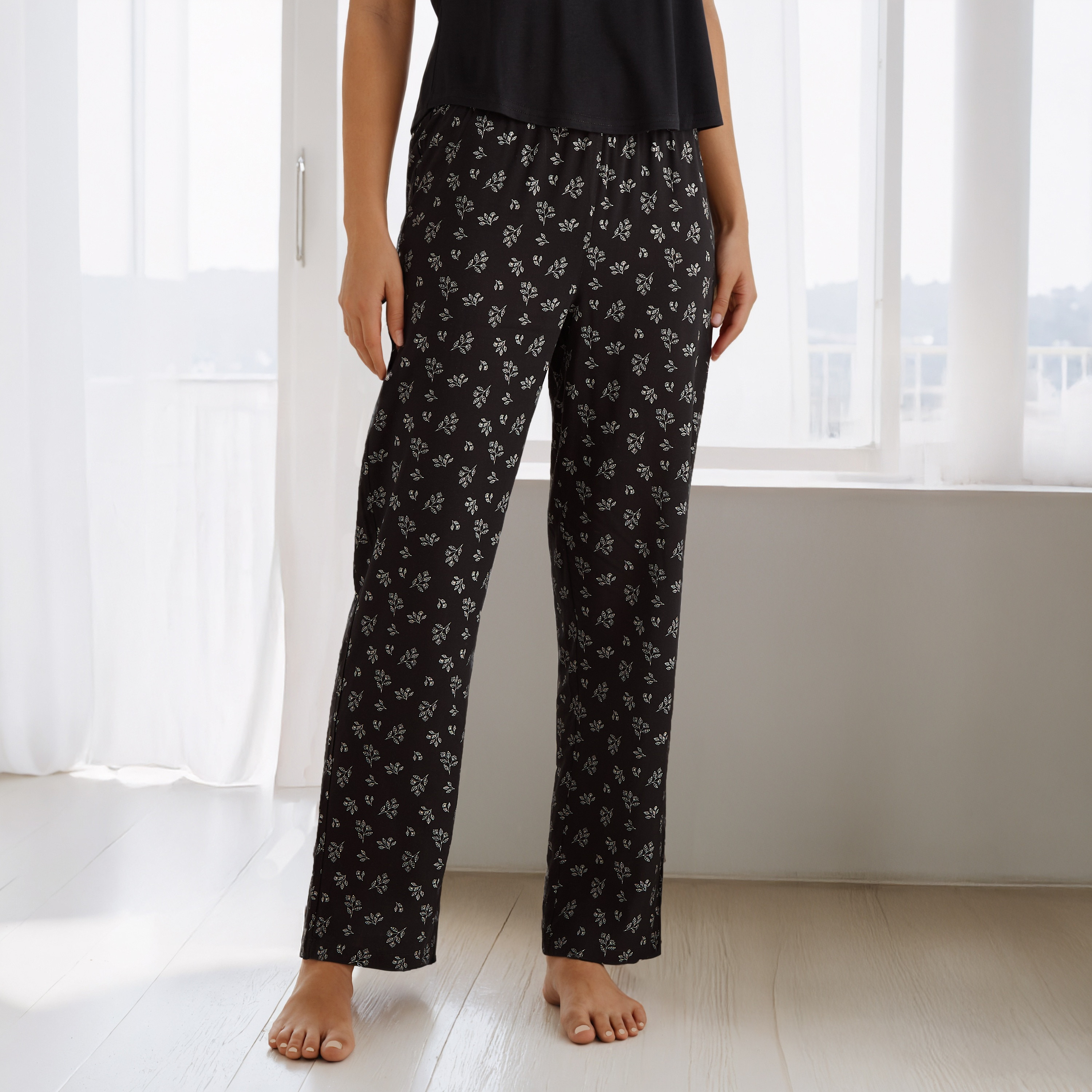Floral Print Viscose Pyjama Set-women-clothing-nightwear-pyjamas-longsets-image-4