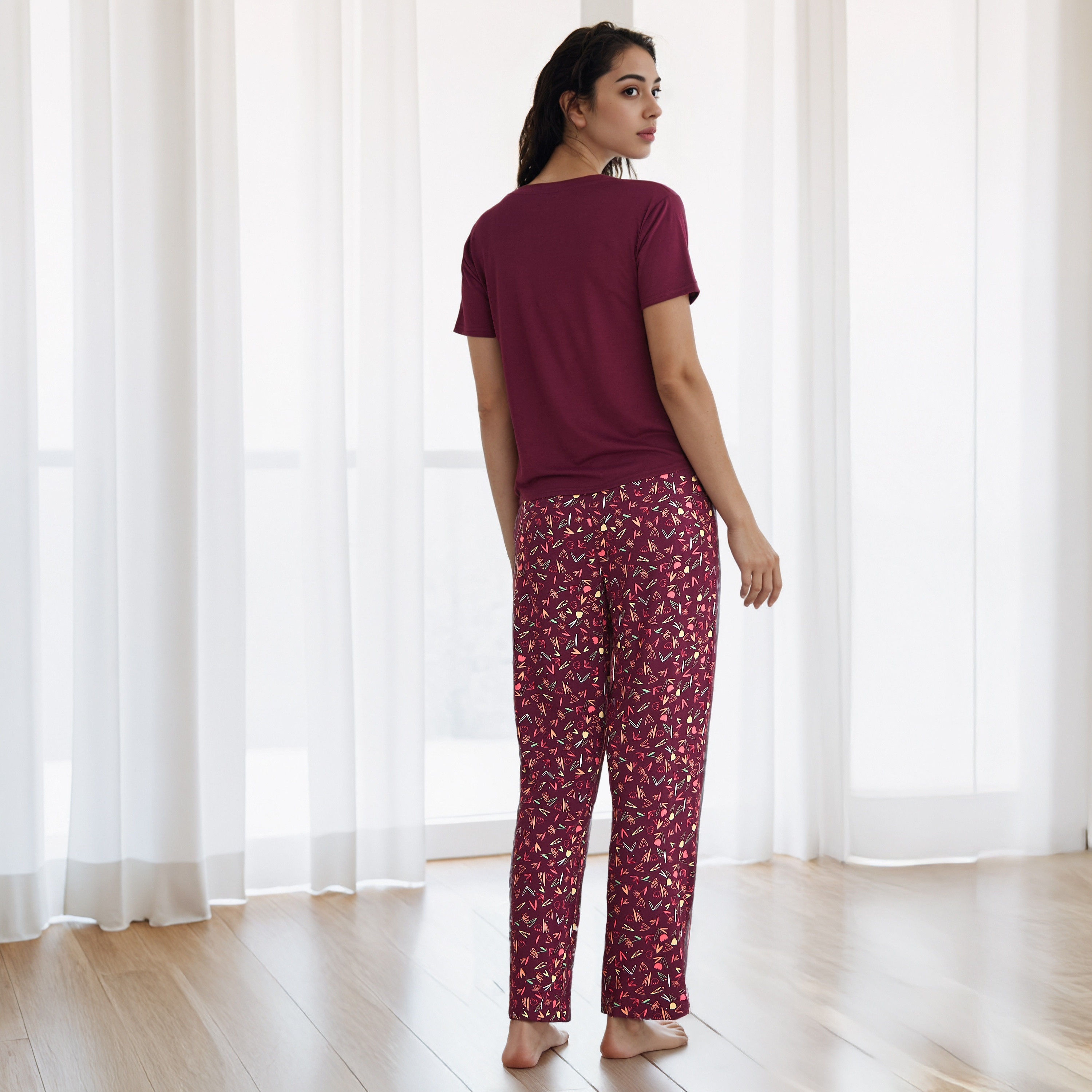 Floral Print Viscose Pyjama Set-women-clothing-nightwear-pyjamas-longsets-image-15