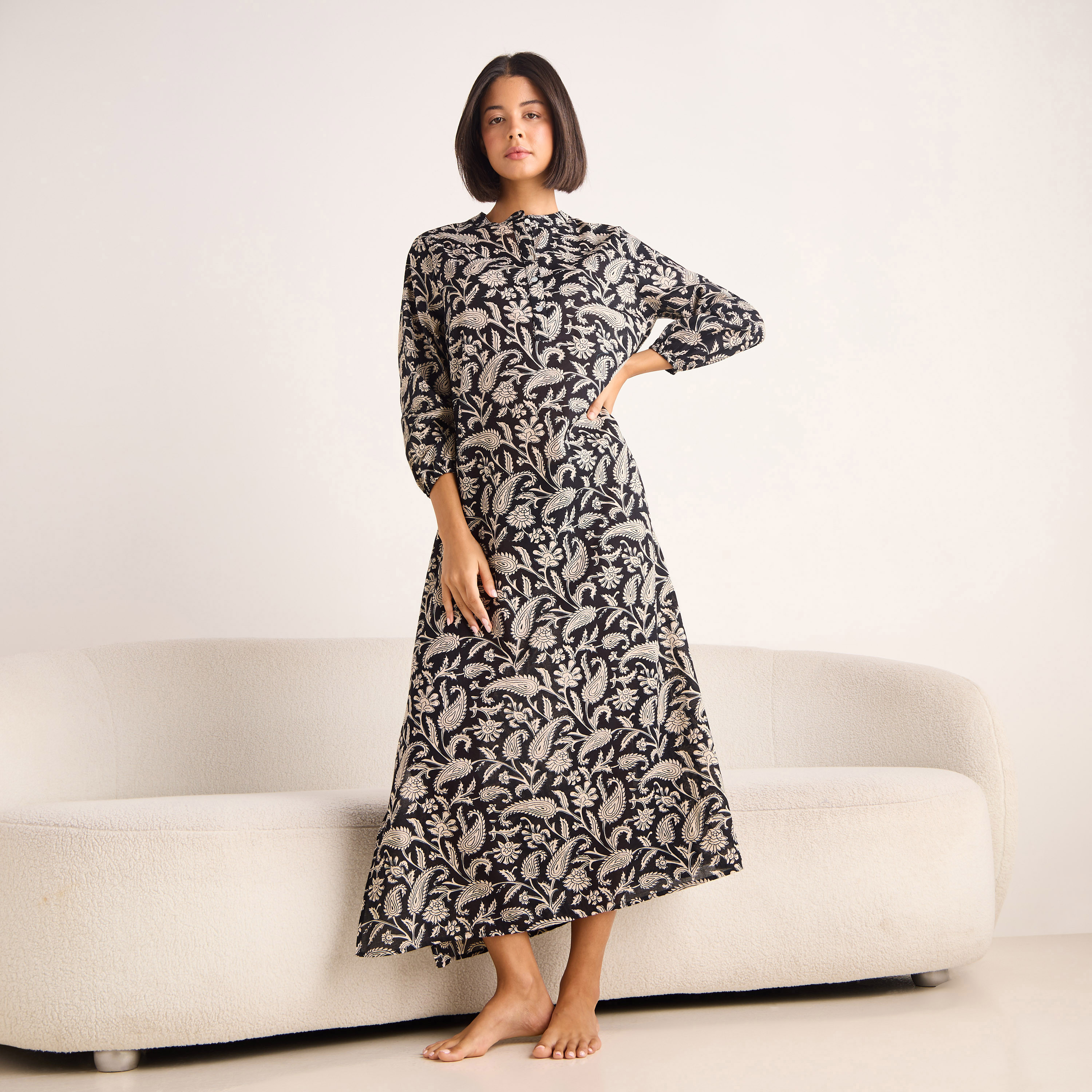 ثوب نوم قطن بطبعات-women-clothing-nightwear-nighties-image-2