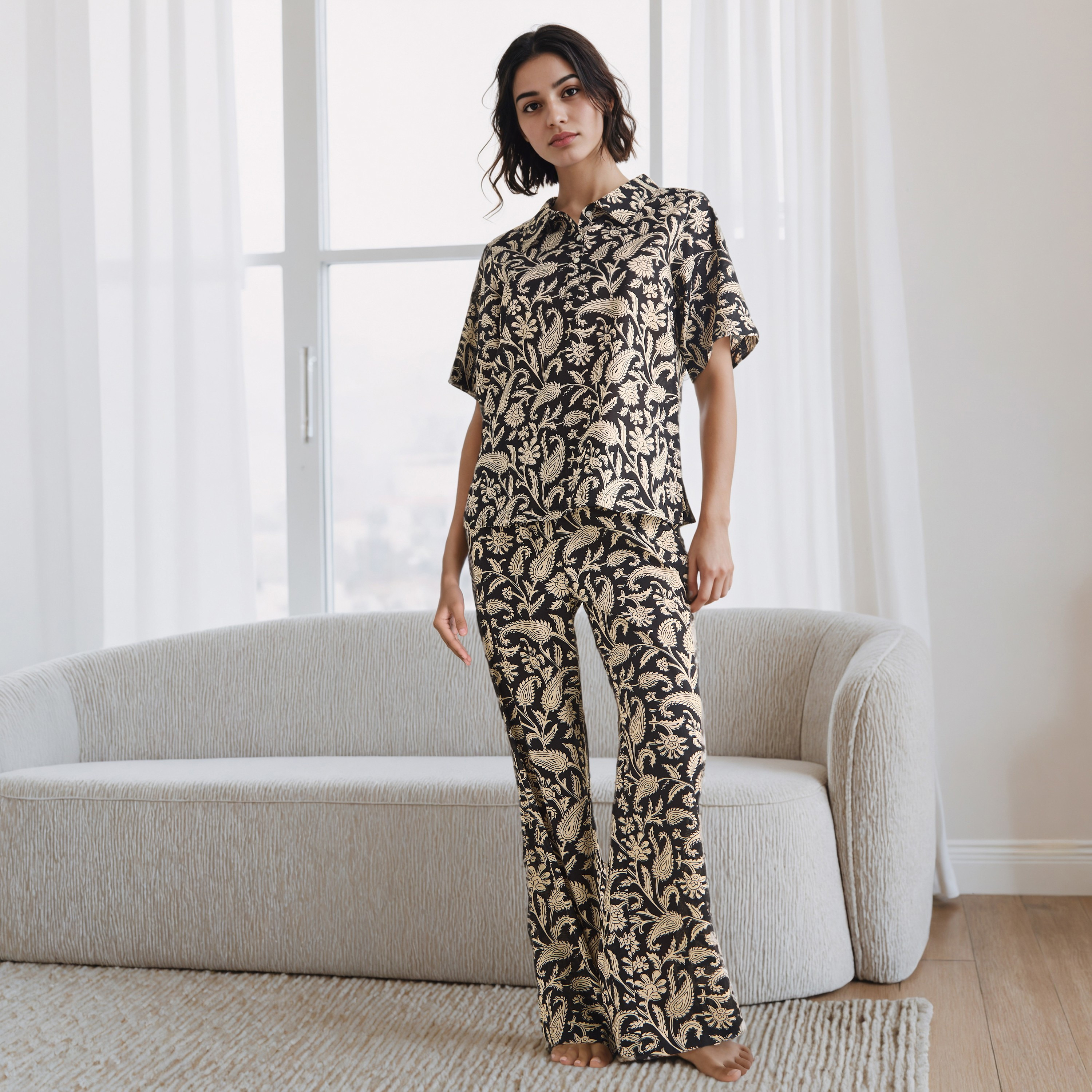 Printed Cotton Pyjama Set-women-clothing-nightwear-pyjamas-longsets-image-1