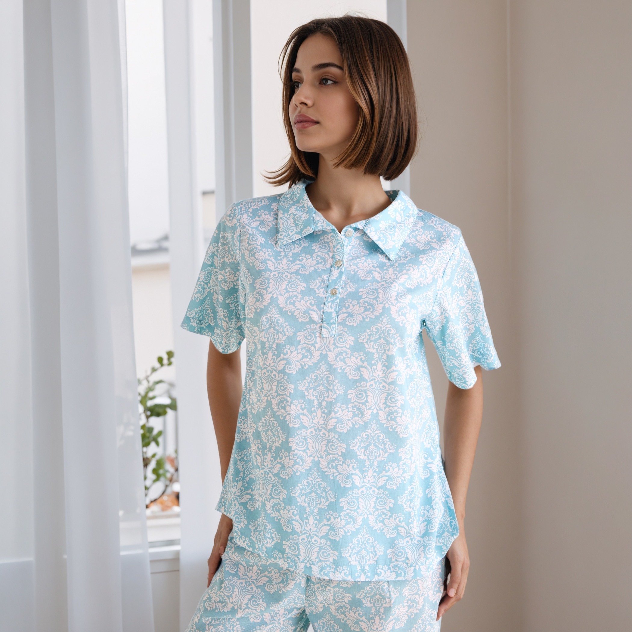 Printed Cotton Pyjama Set-women-clothing-nightwear-pyjamas-longsets-image-2