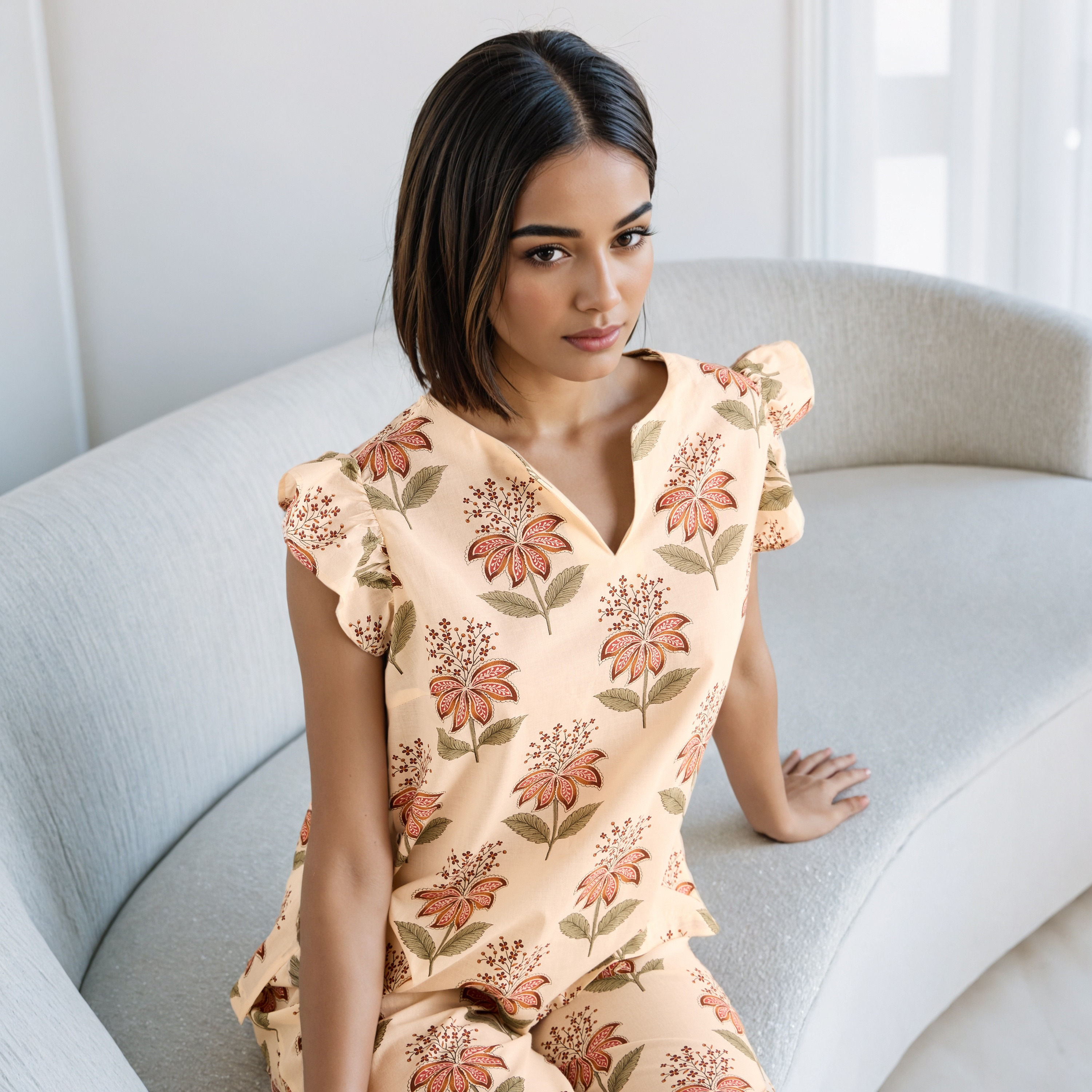 Printed Cotton Pyjama Set-women-clothing-nightwear-pyjamas-longsets-image-2