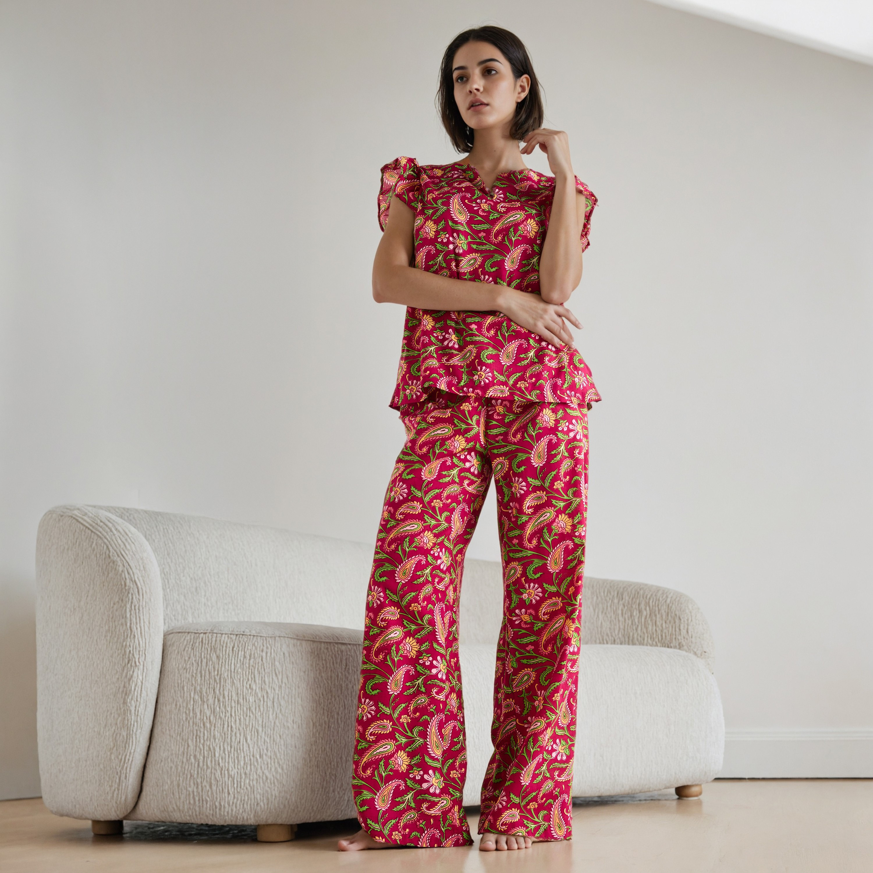 Printed Pyjama Set-women-clothing-nightwear-pyjamas-longsets-image-1