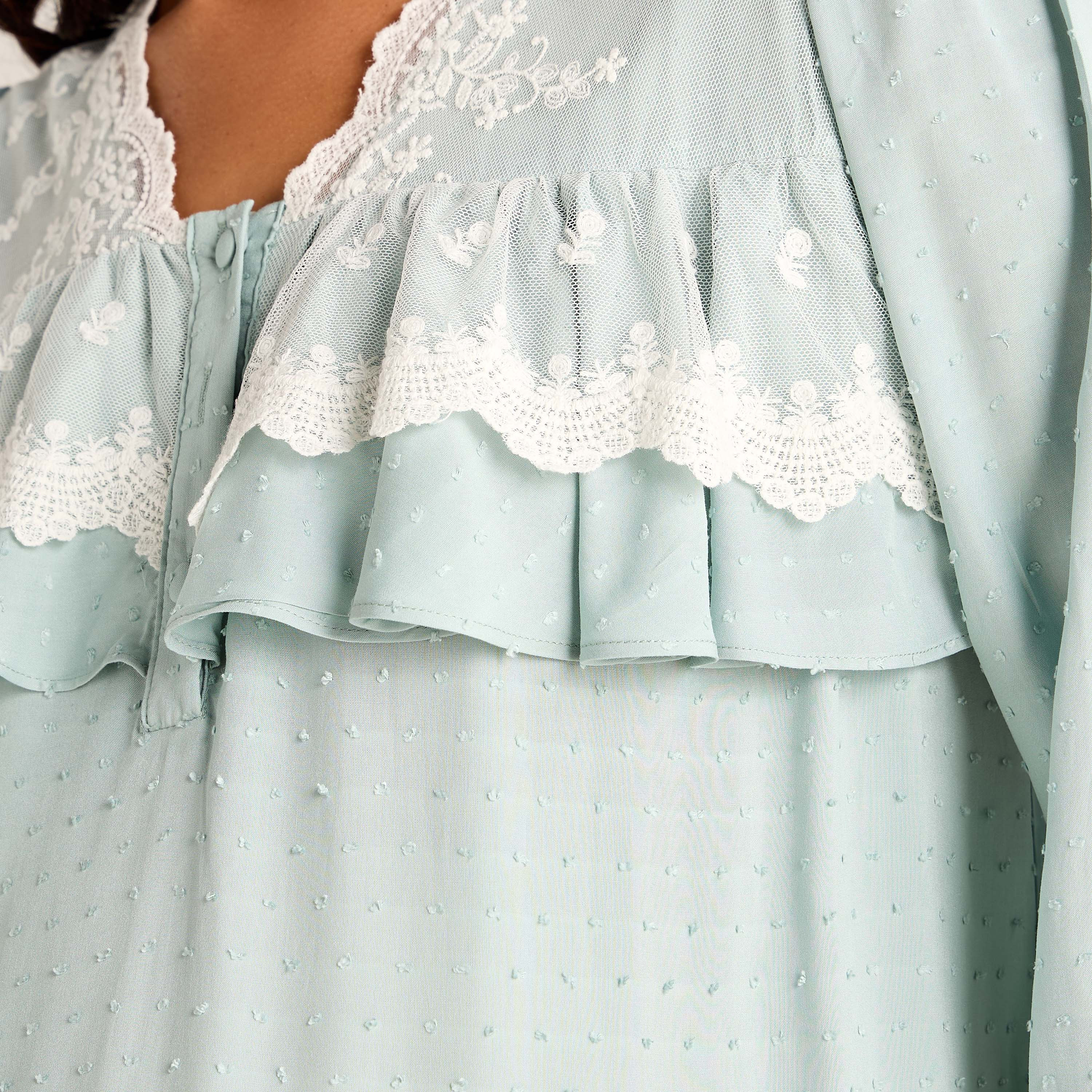 Lace Trim Maternity Night Dress-women-clothing-maternity-nightwear-image-5