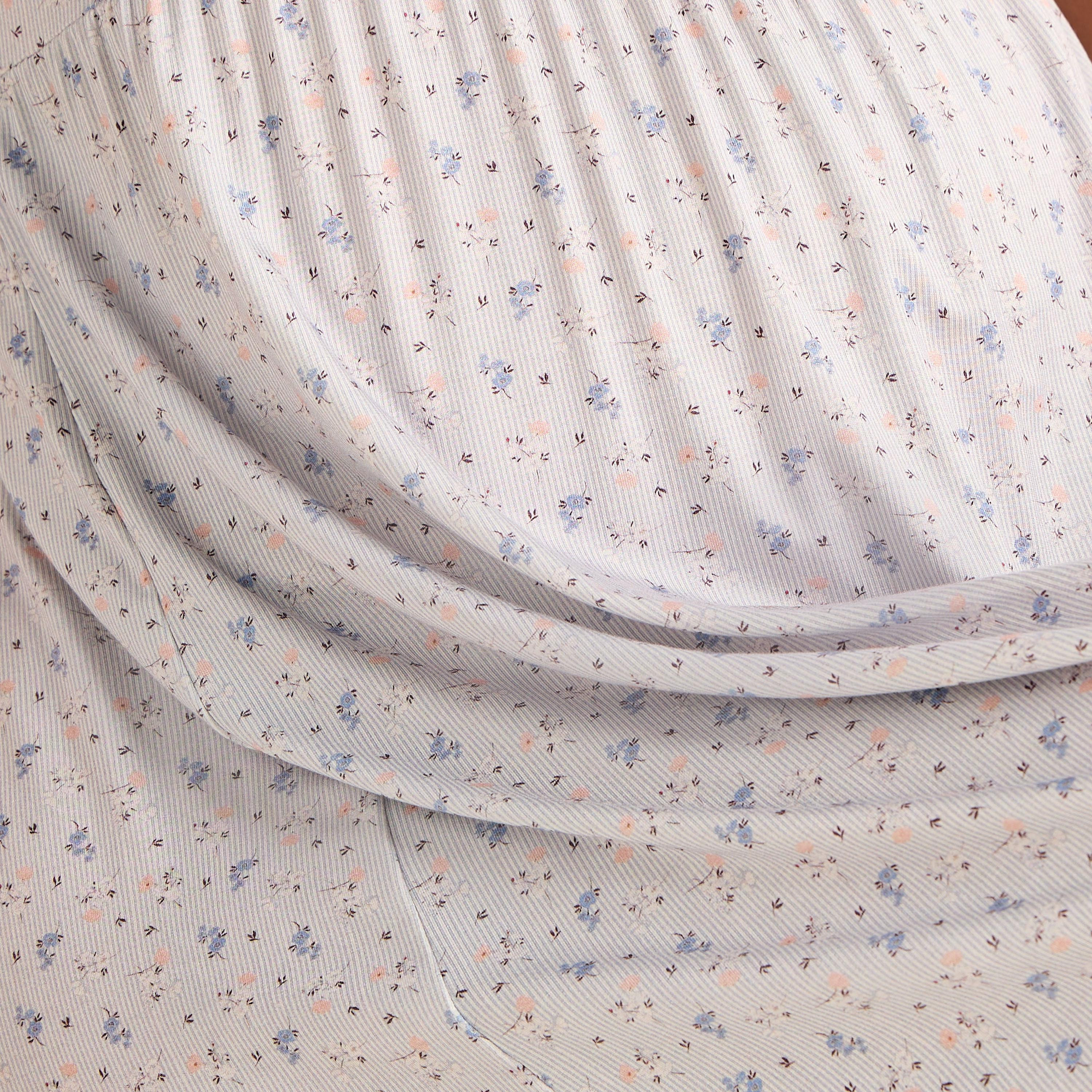 Floral Print Maternity Night Dress-women-clothing-maternity-nightwear-image-5