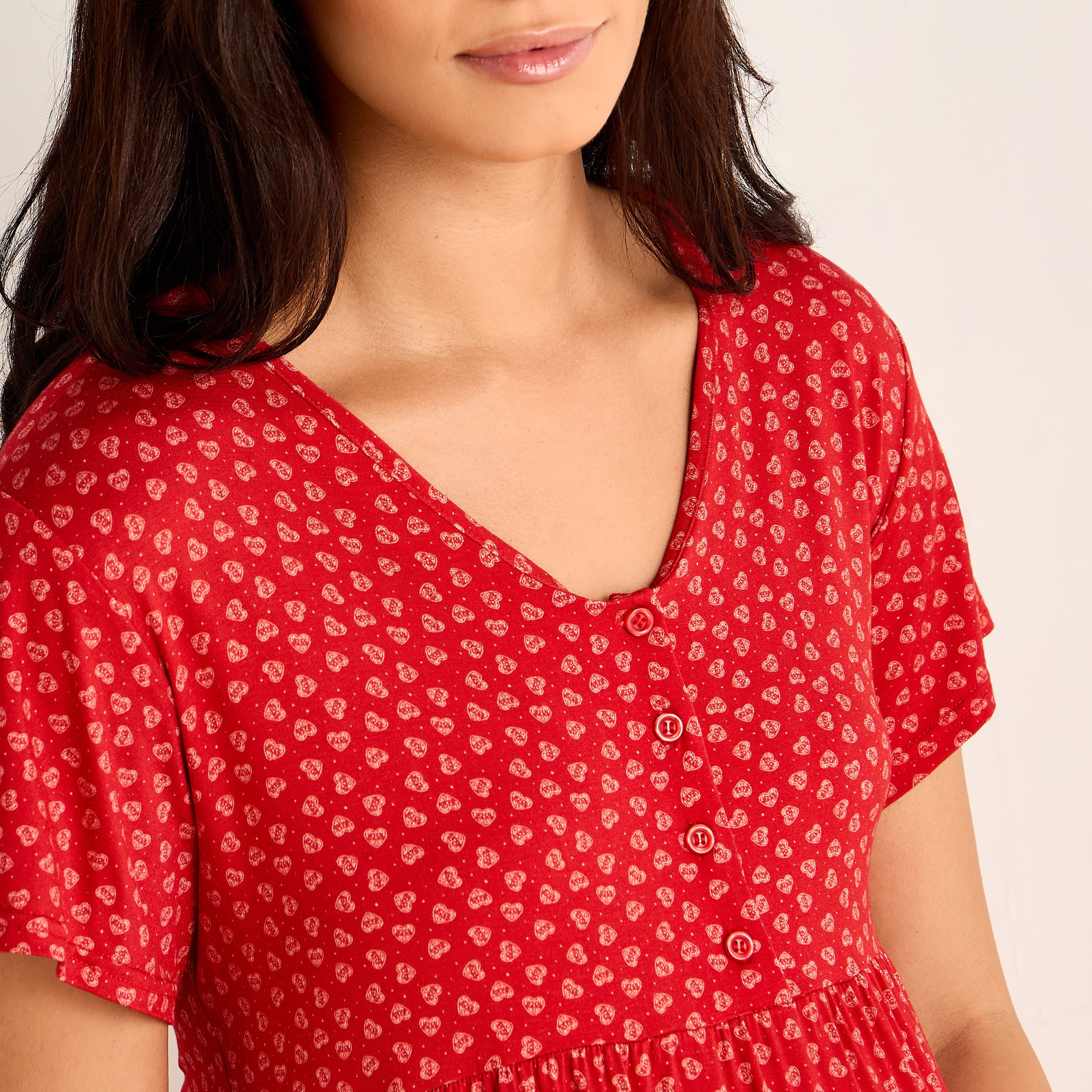 Printed Maternity Night Dress-women-clothing-maternity-nightwear-image-4