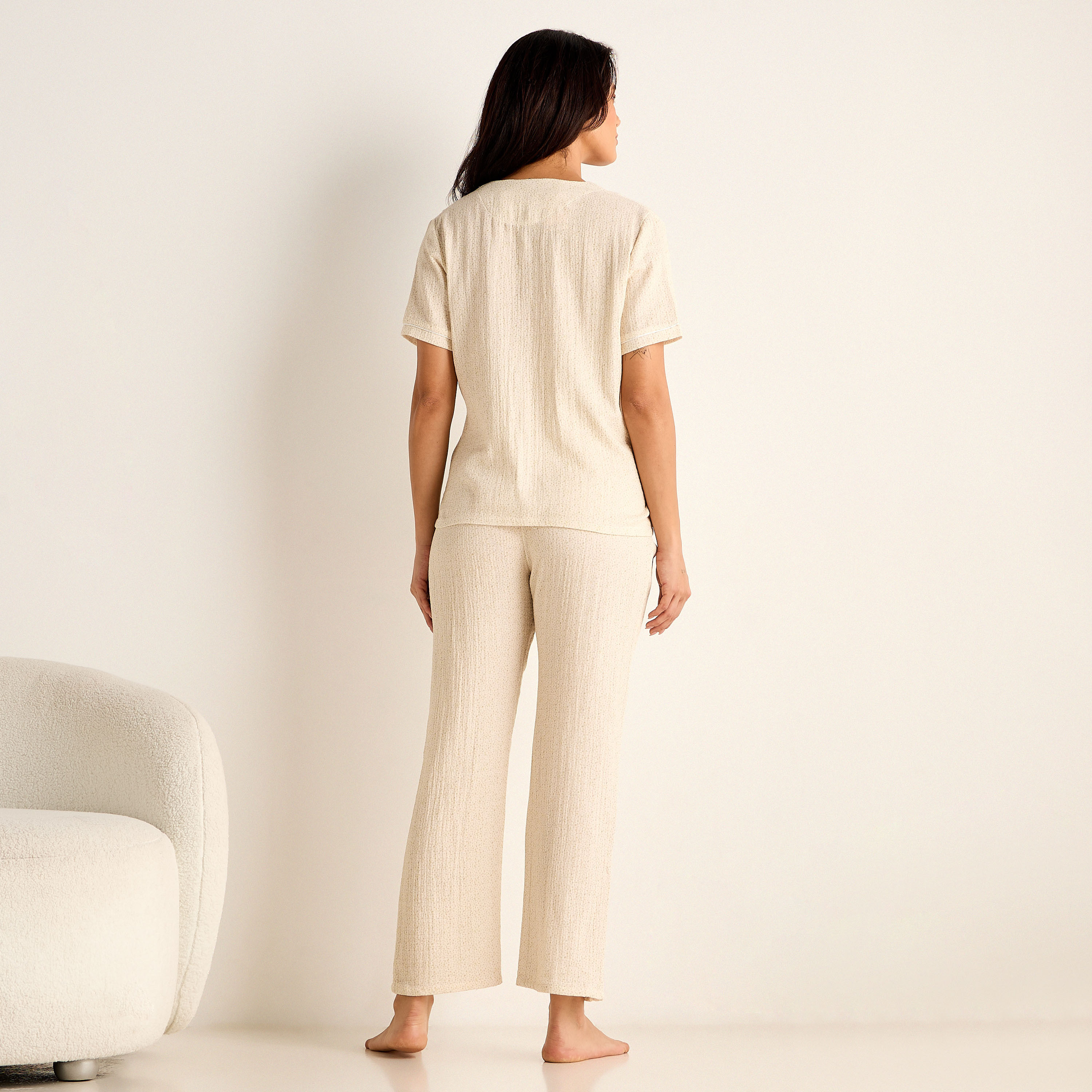 Printed Maternity Cotton Pyjama Set-women-clothing-maternity-nightwear-image-4