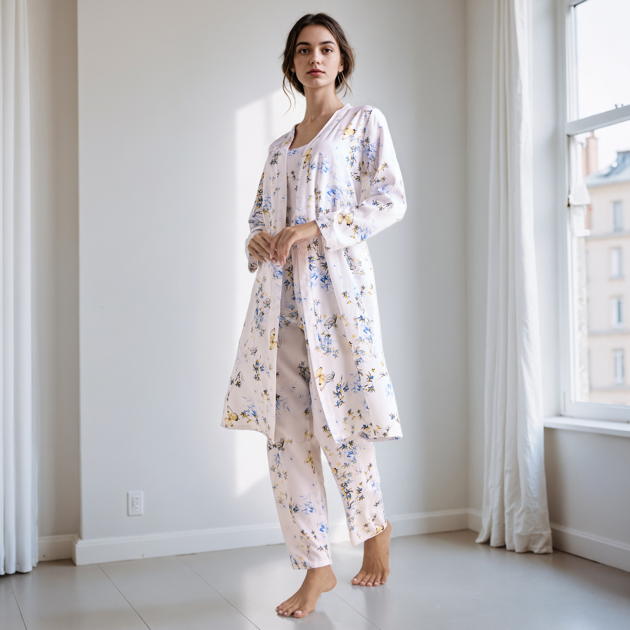 All-Over Print Robe and Pyjama Set-women-clothing-nightwear-pyjamas-longsets-image-1