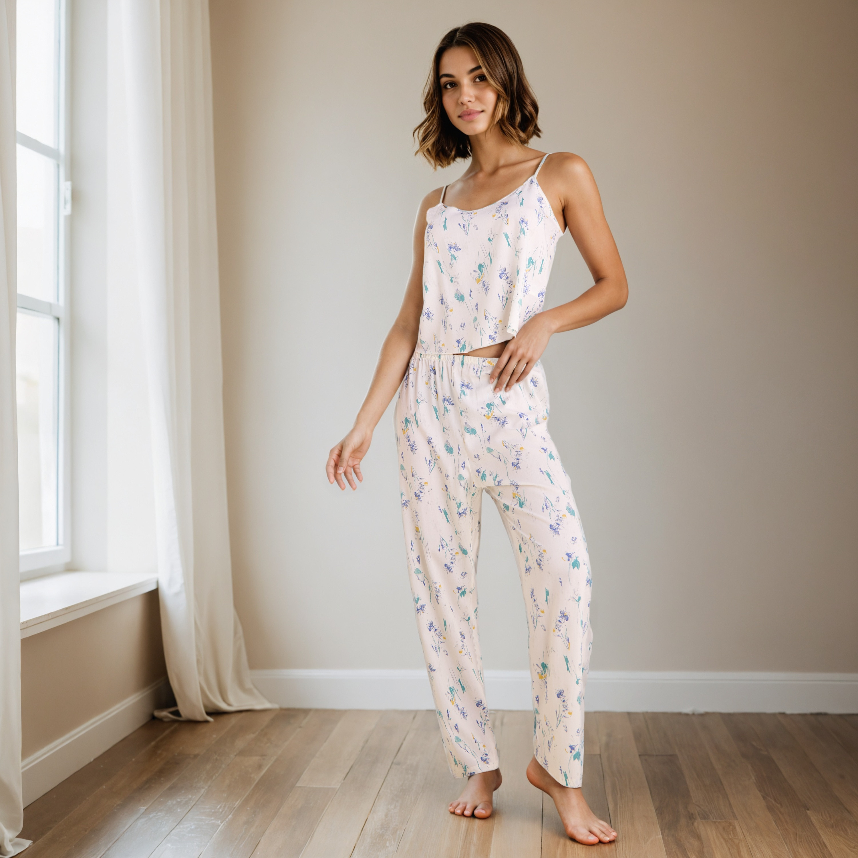 All-Over Print Robe and Pyjama Set-women-clothing-nightwear-pyjamas-longsets-image-5