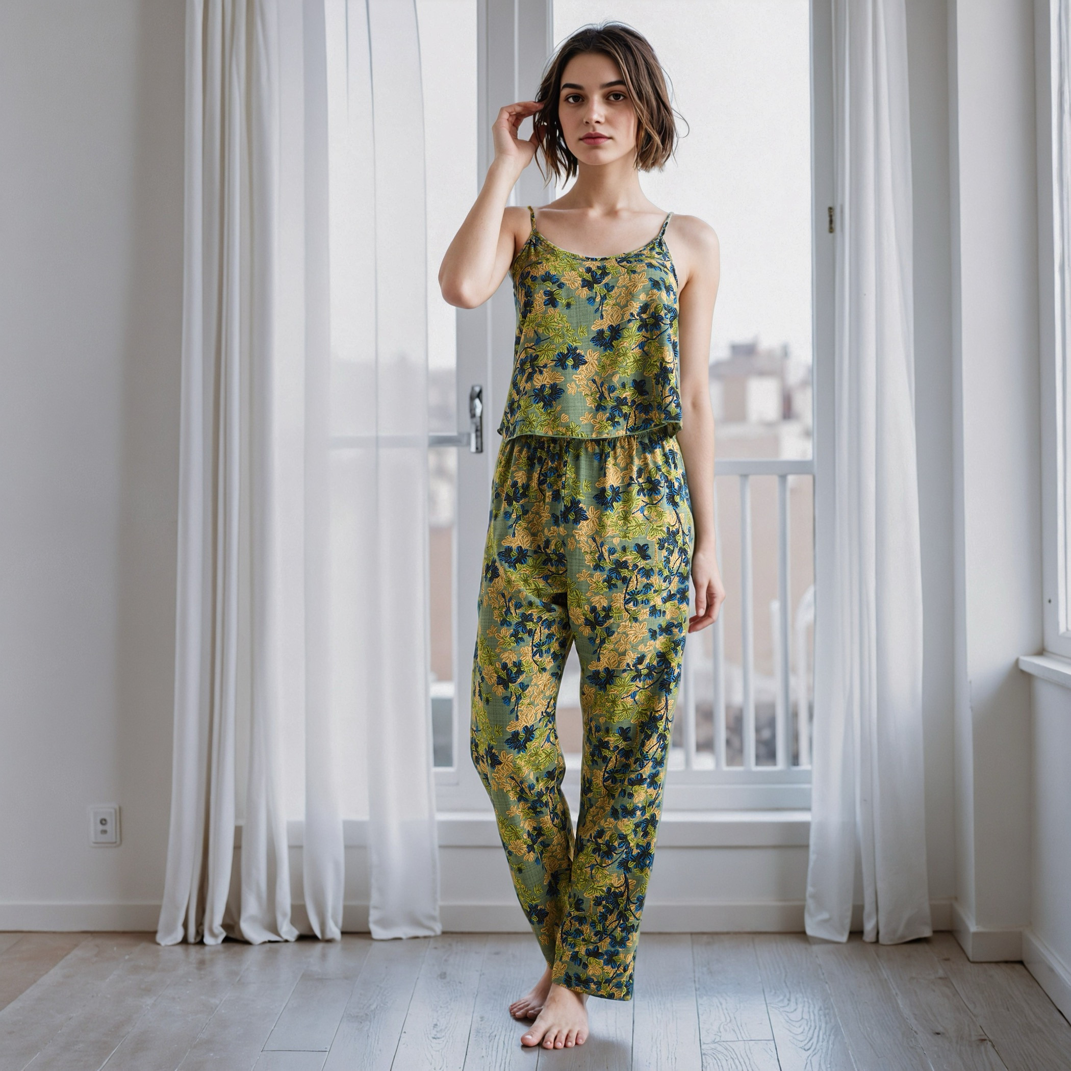 All-Over Floral Print Robe and Pyjama Set-women-clothing-nightwear-pyjamas-longsets-image-5