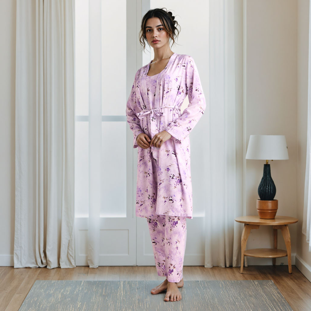 All-Over Print Robe and Pyjama Set-women-clothing-nightwear-pyjamas-longsets-image-1