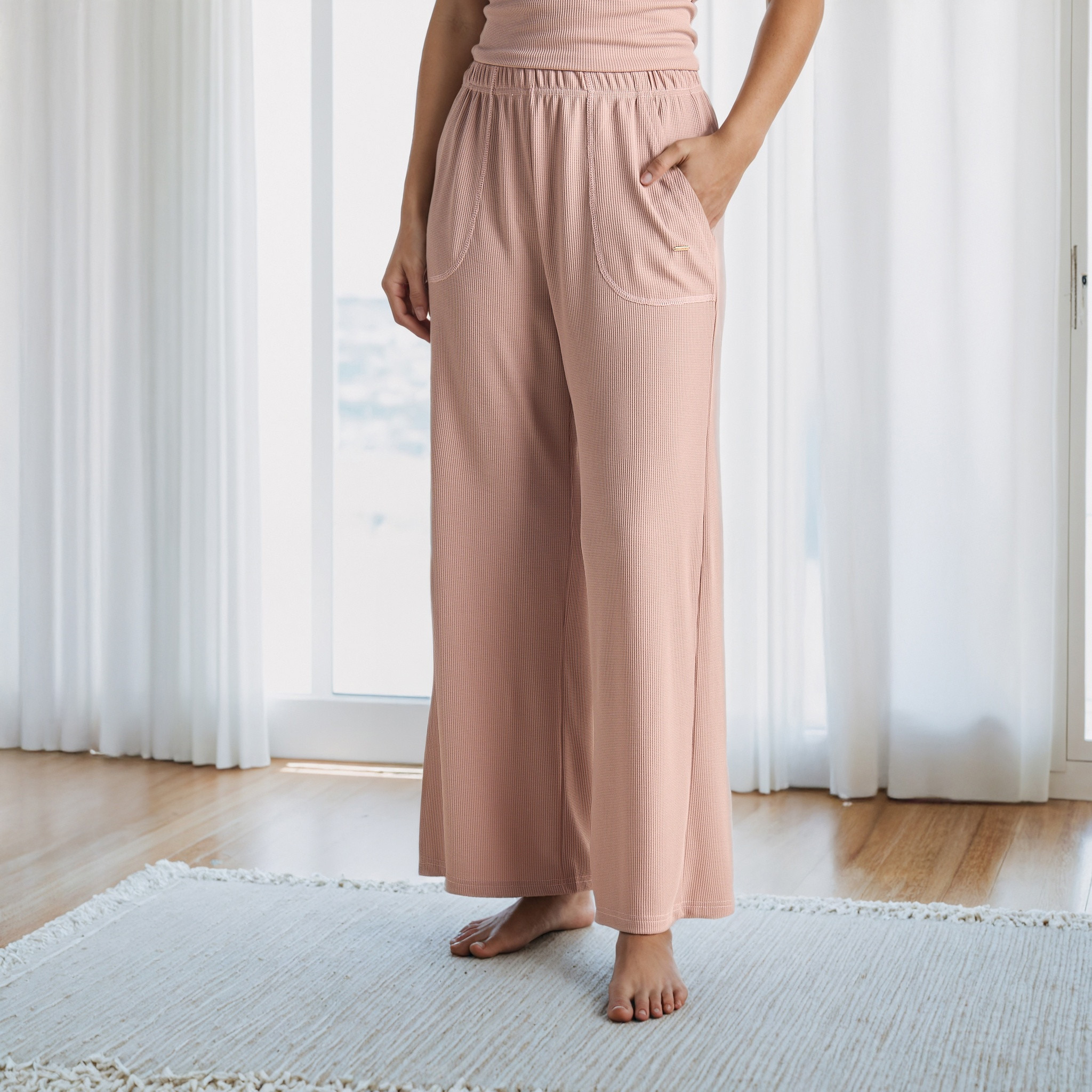 Textured Pyjama Set-women-clothing-nightwear-pyjamas-longsets-image-3