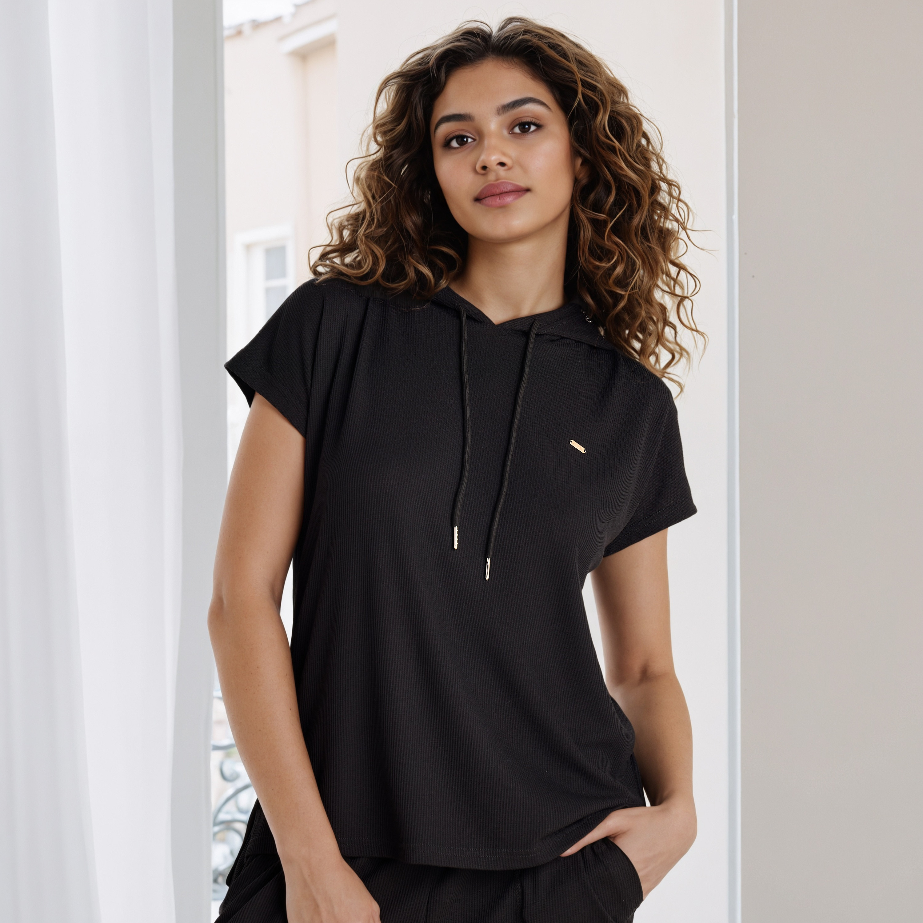 طقم بيجاما بارز الملمس-women-clothing-nightwear-pyjamas-longsets-image-2