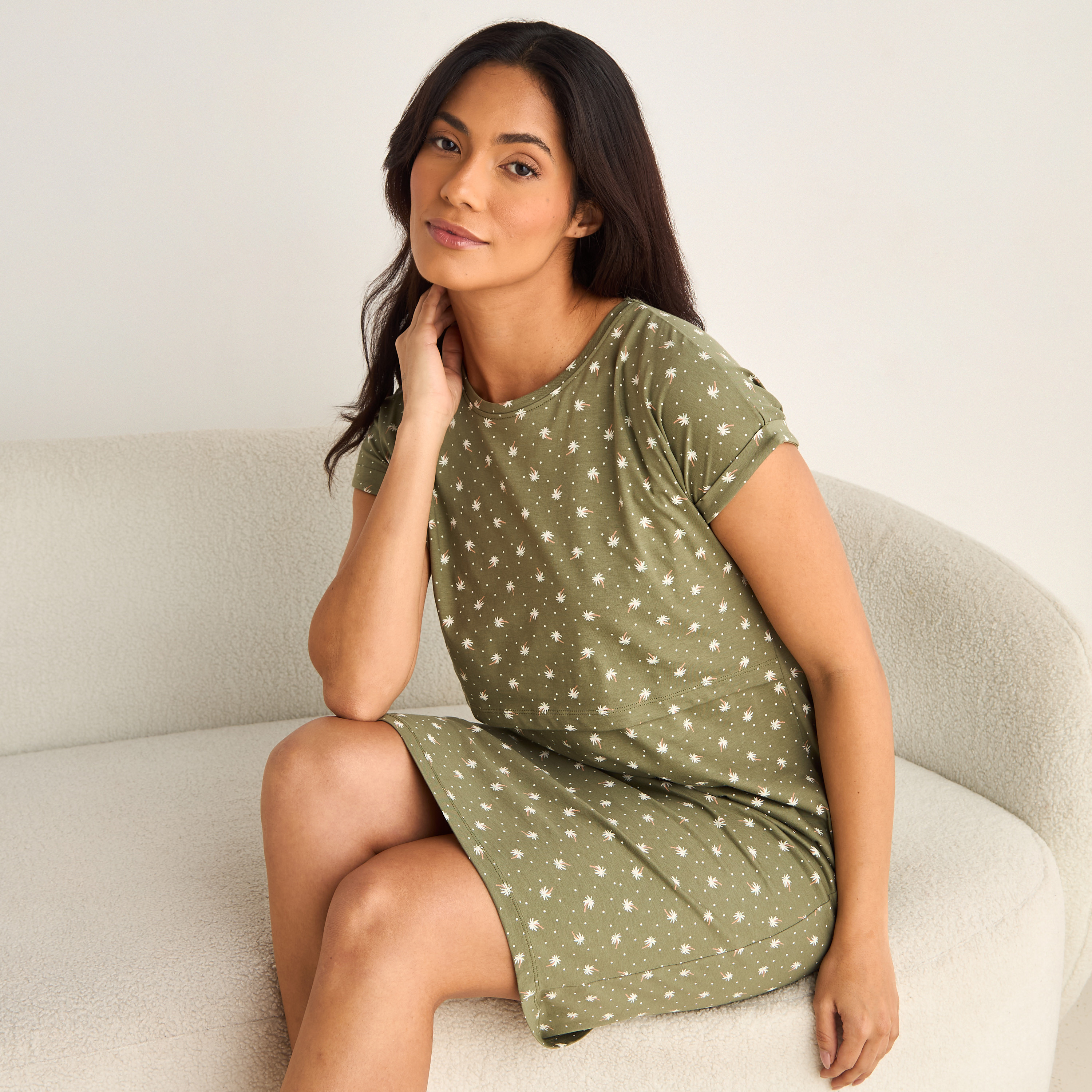 Printed Maternity Night Dress-women-clothing-maternity-nightwear-image-5