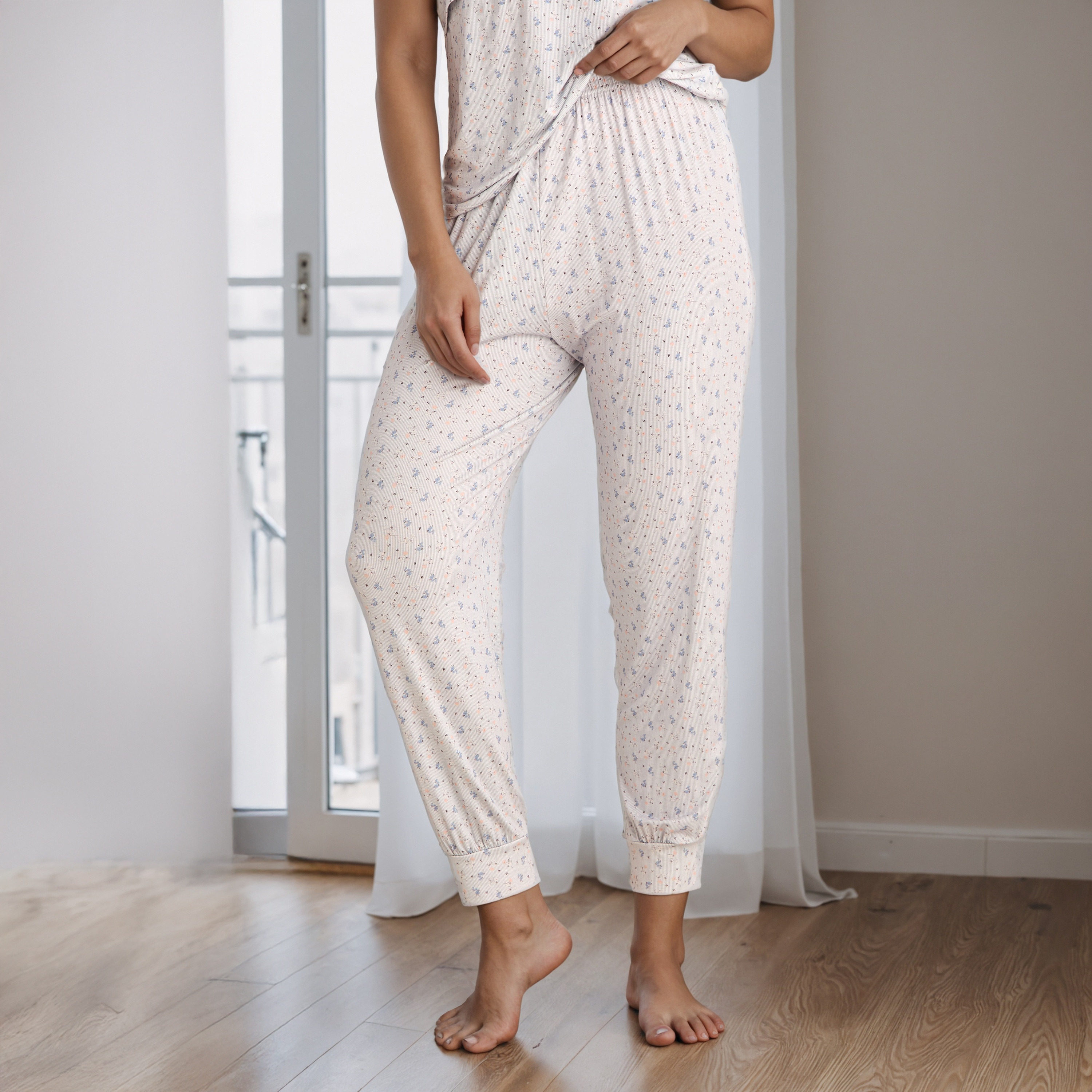 Printed Maternity Pyjama Set-women-clothing-maternity-nightwear-image-4