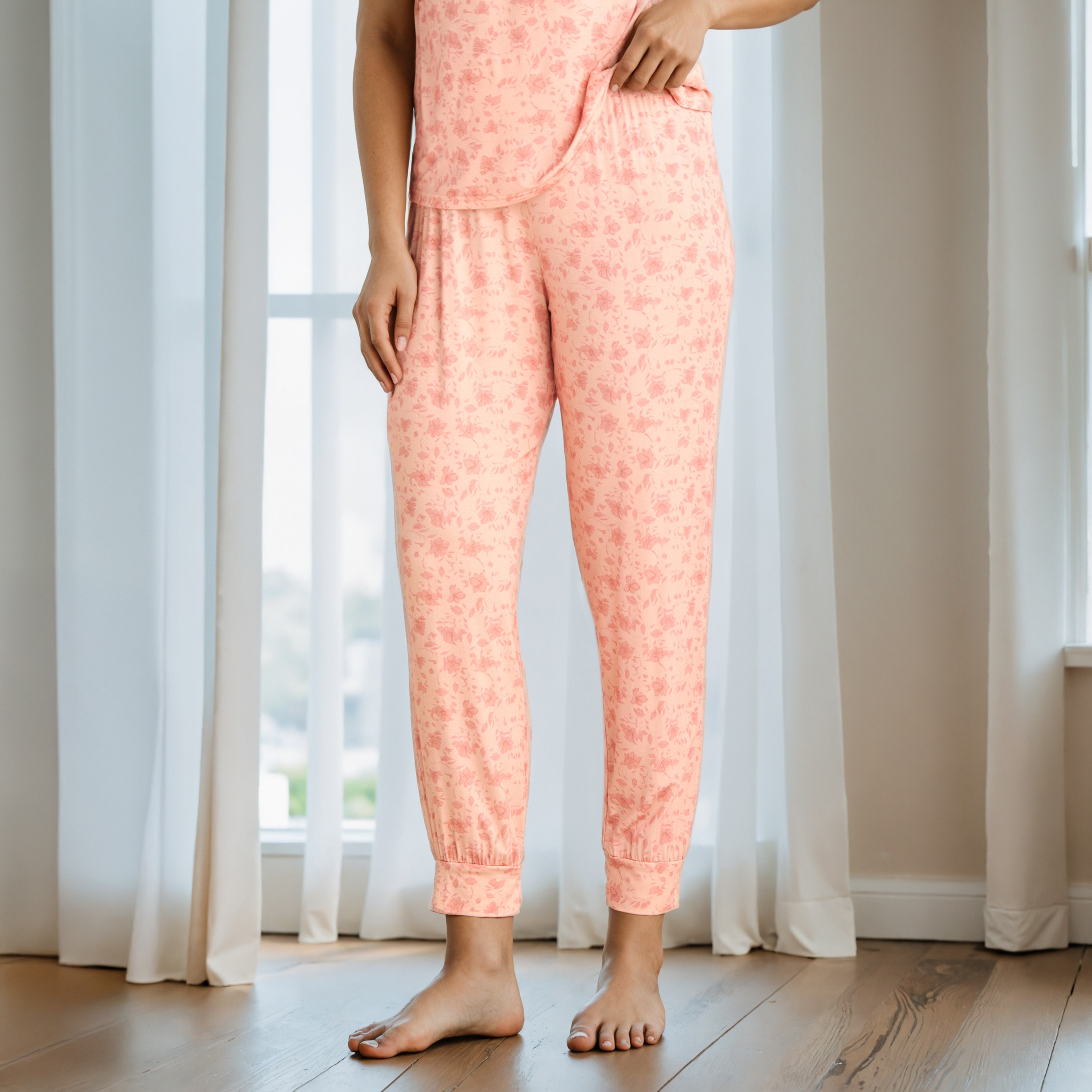 Printed Maternity Pyjama Set-women-clothing-maternity-nightwear-image-4