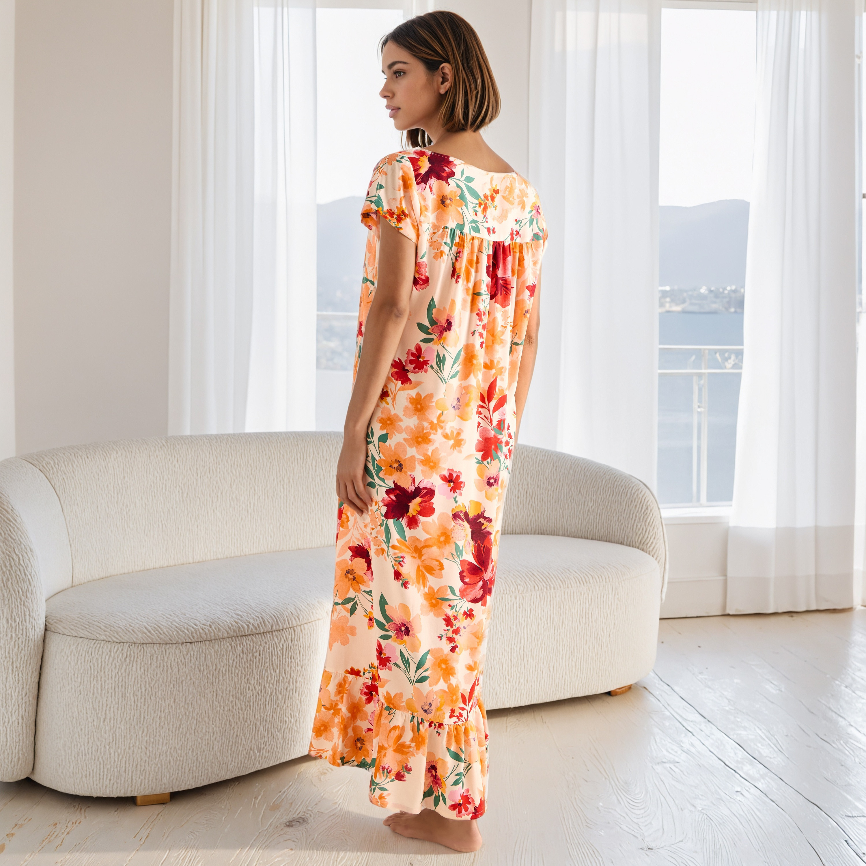 ثوب نوم بطبعات زهرية-women-clothing-nightwear-nighties-image-3