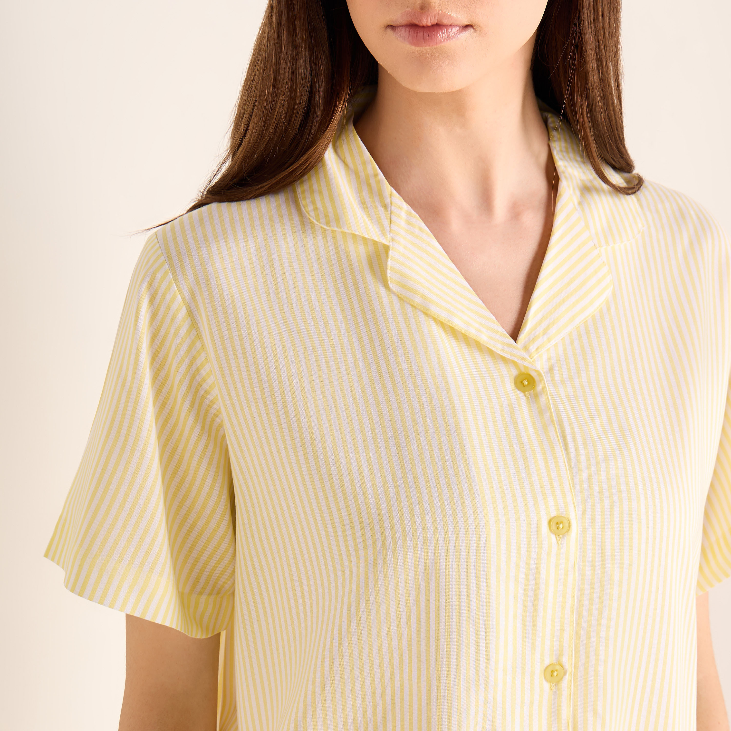 Striped Shorts Set-women-clothing-nightwear-pyjamas-shortsets-image-5