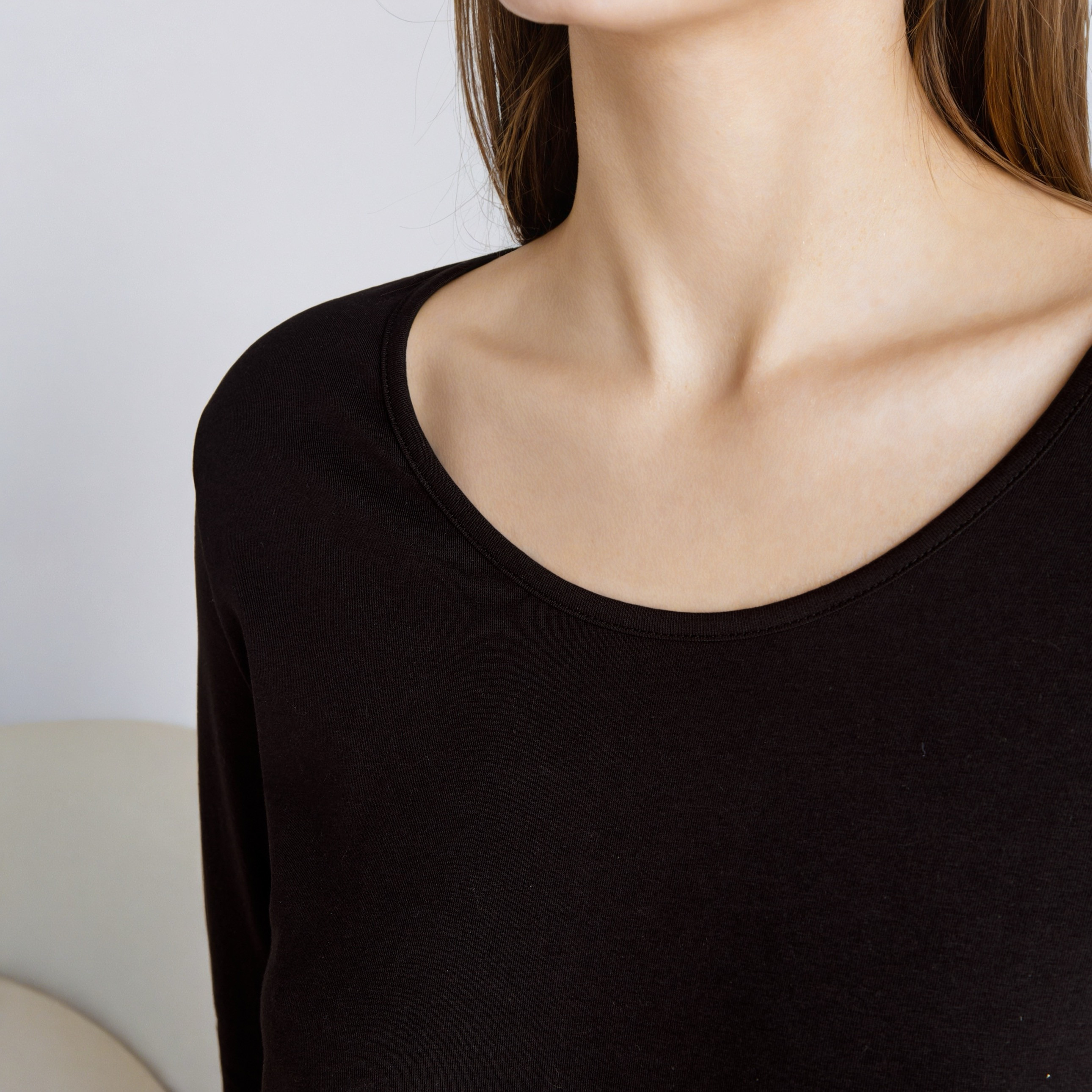 Long Sleeves Night Dress with Back Slit-women-clothing-nightwear-nighties-image-3