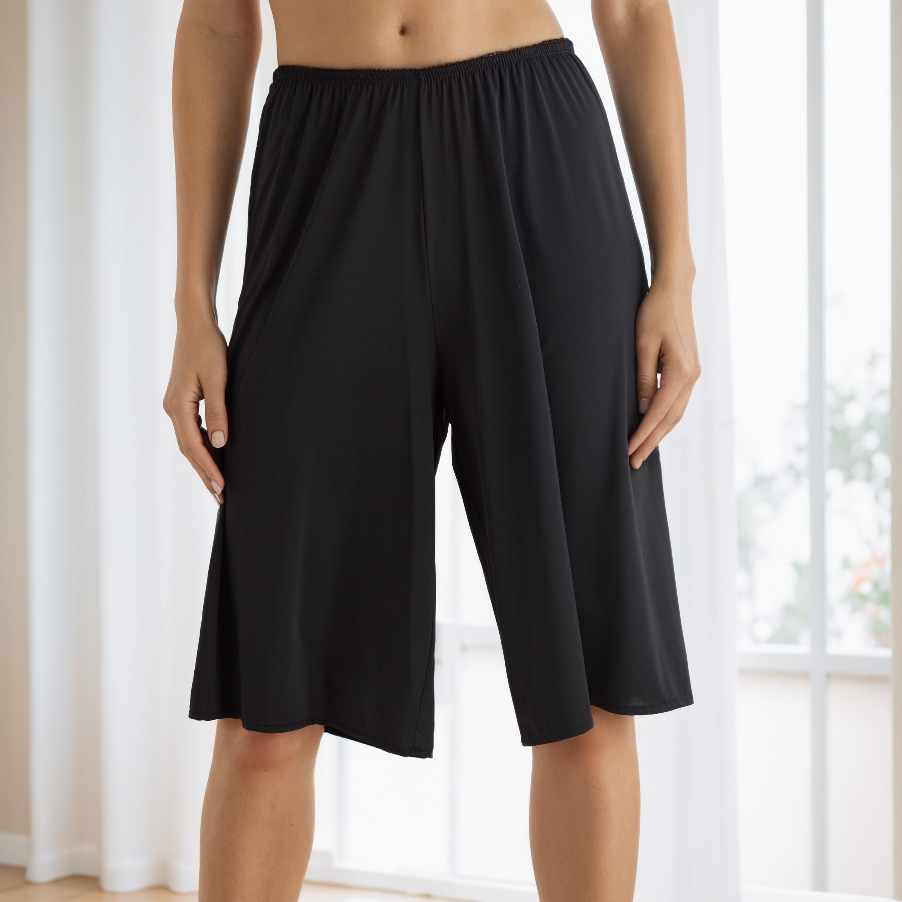 سروال قصير بخصر مطاطي-women-clothing-lingerie-shapewear-image-1