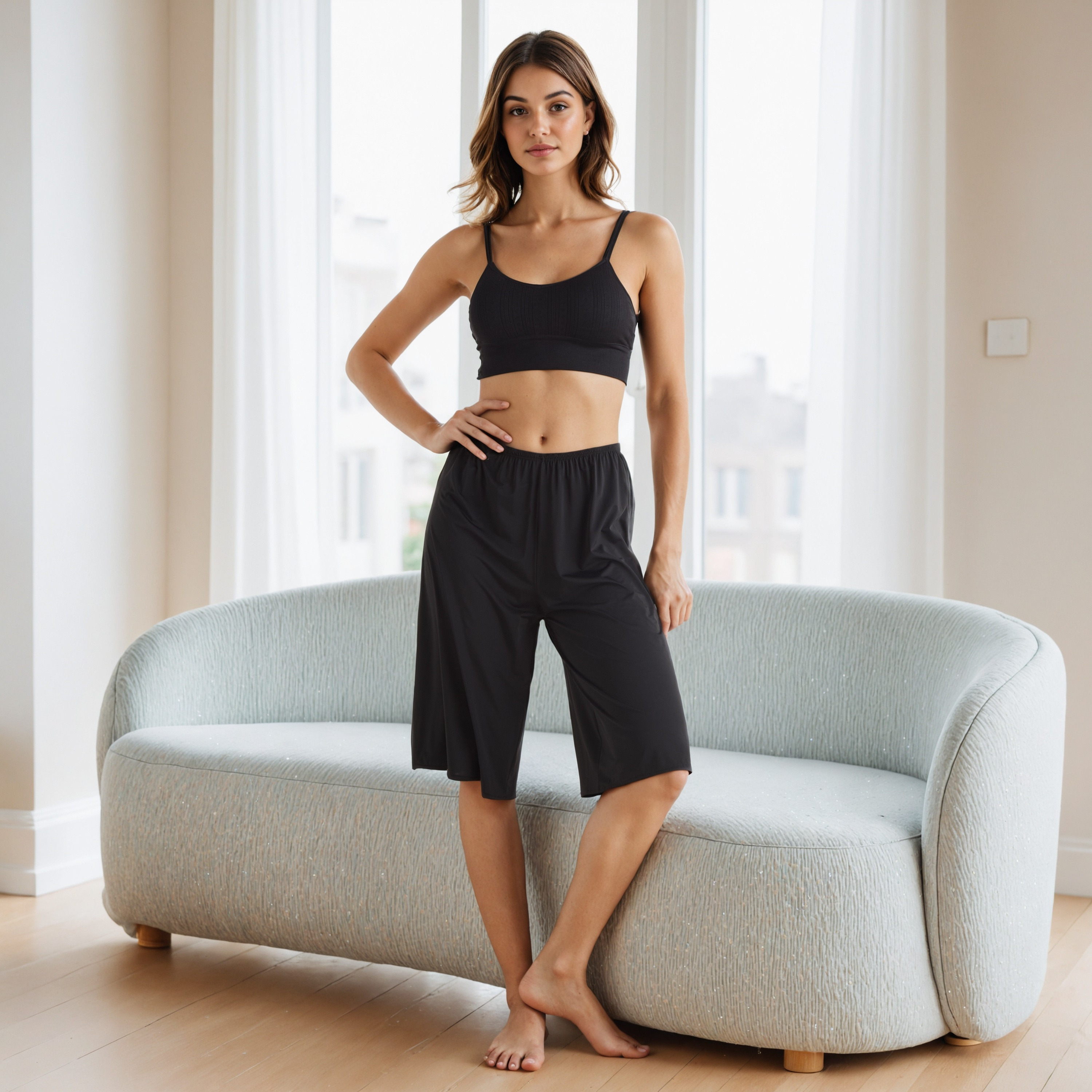 سروال قصير بخصر مطاطي-women-clothing-lingerie-shapewear-image-2