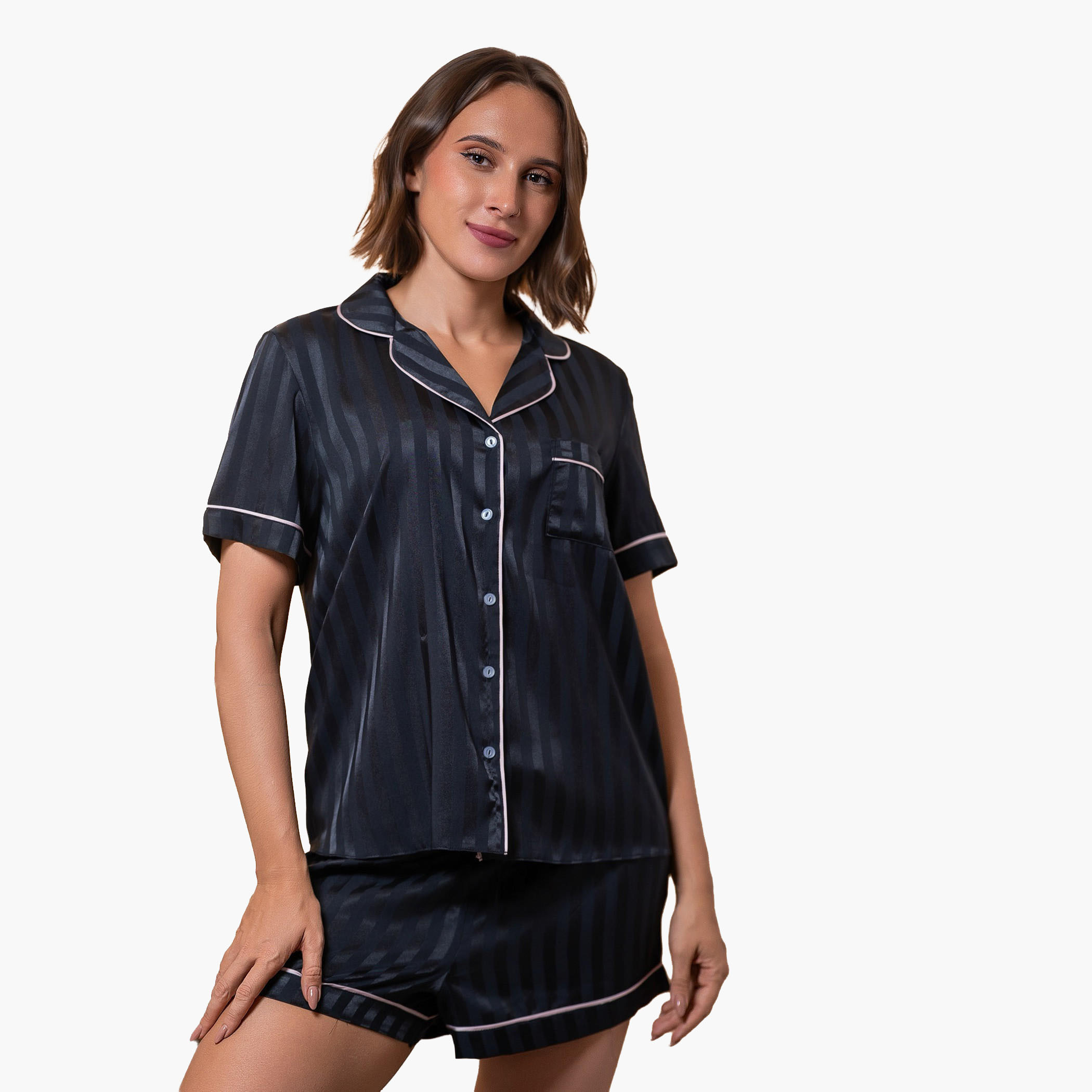 طقم شورت وقميص من آدارايا-women-clothing-nightwear-pyjamas-shortsets-image-4
