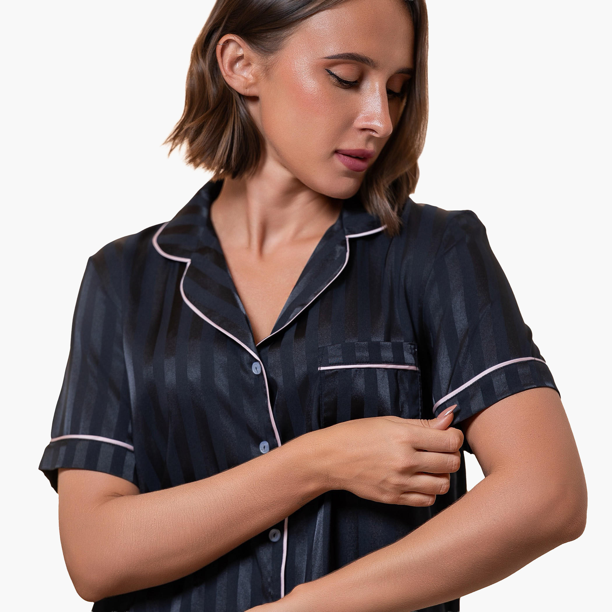 طقم شورت وقميص من آدارايا-women-clothing-nightwear-pyjamas-shortsets-image-1