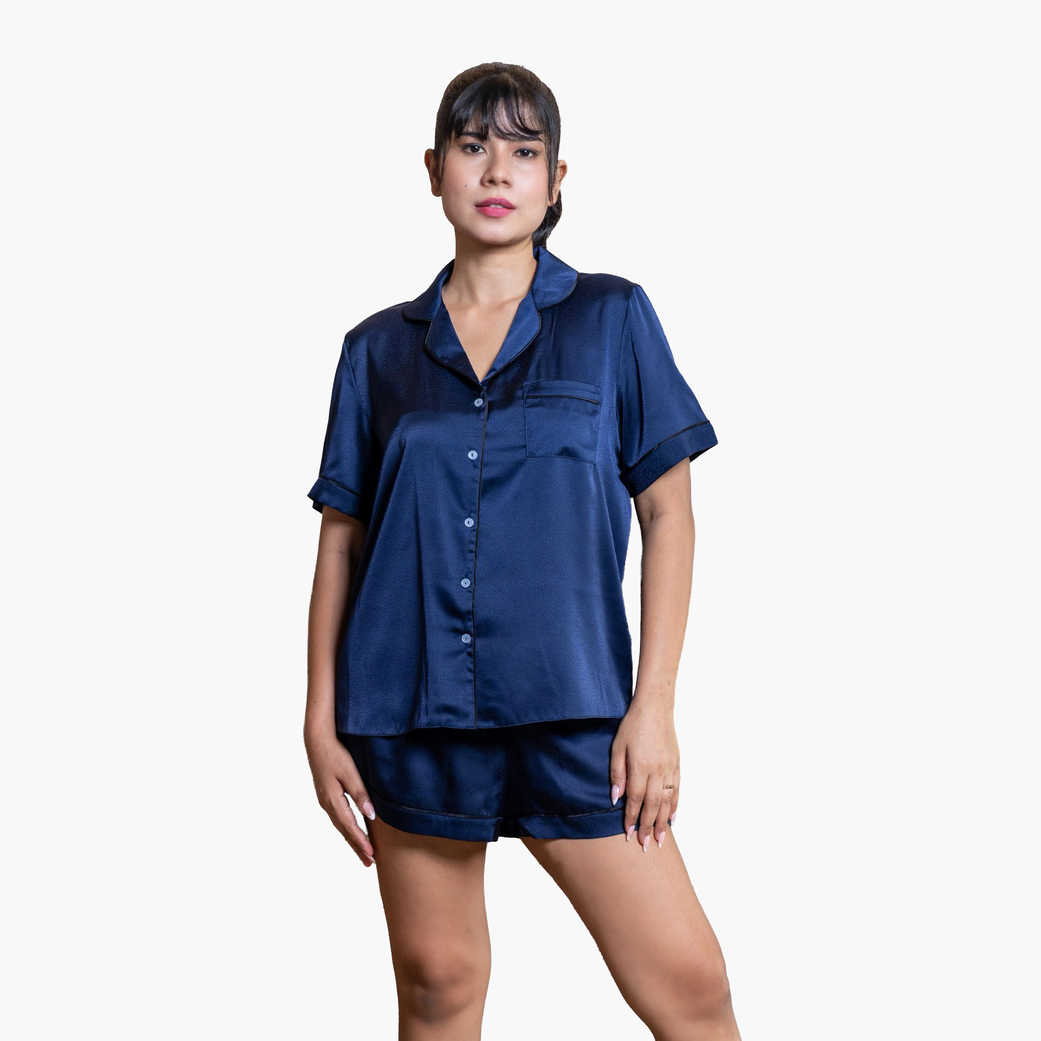 طقم شورت وقميص من آدارايا-women-clothing-nightwear-pyjamas-shortsets-image-4