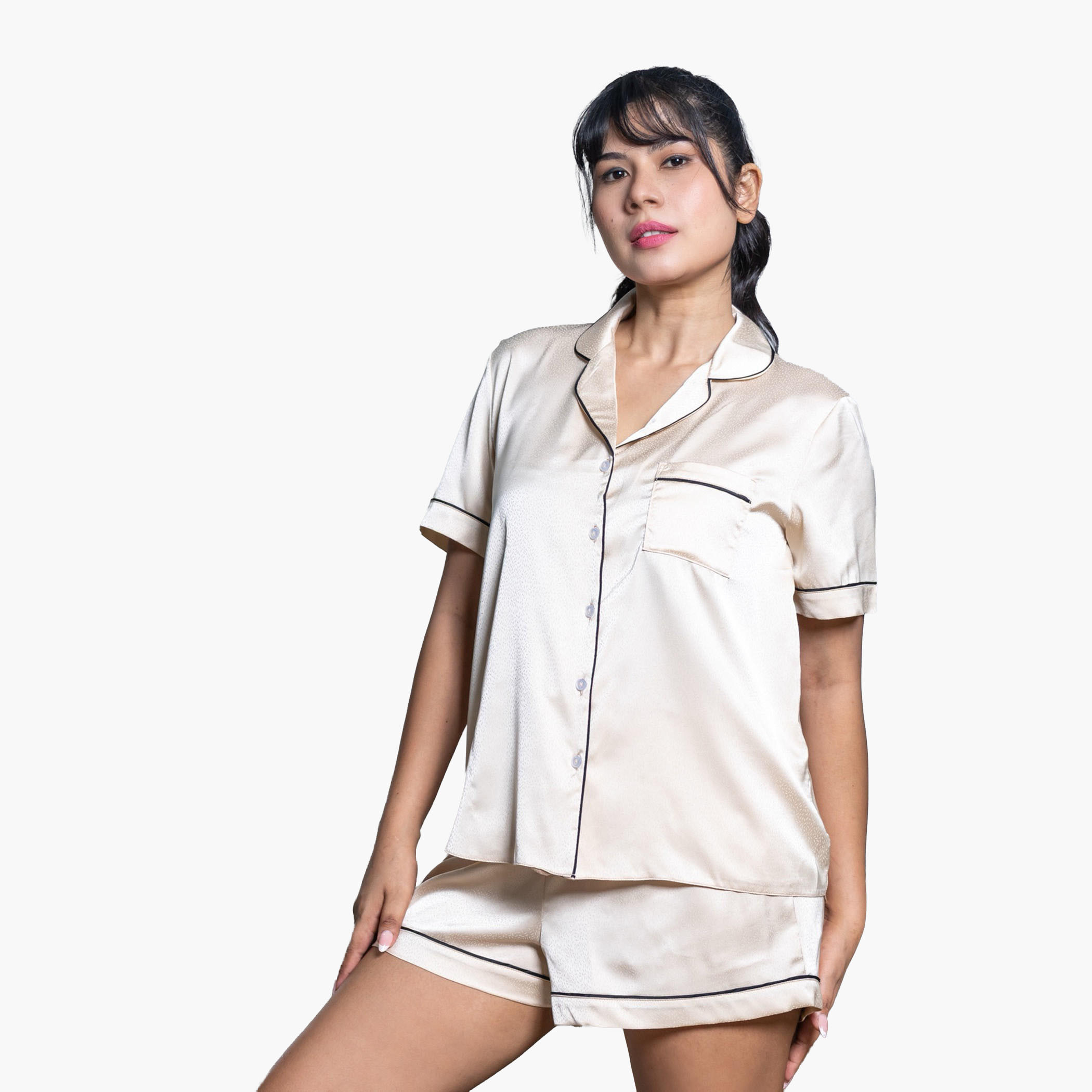 طقم شورت وقميص من آدارايا-women-clothing-nightwear-pyjamas-shortsets-image-3