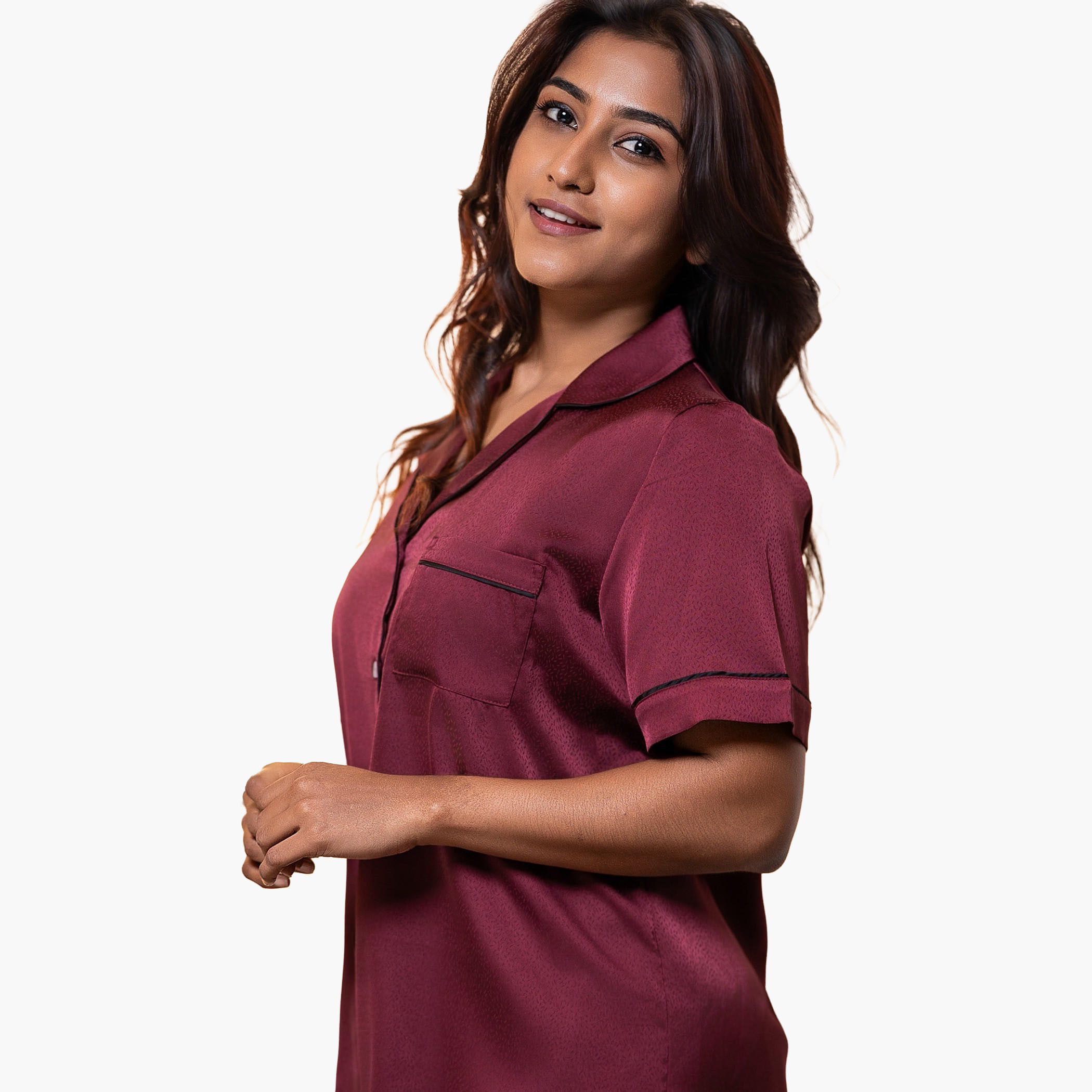 طقم شورت وقميص من آدارايا-women-clothing-nightwear-pyjamas-shortsets-image-1