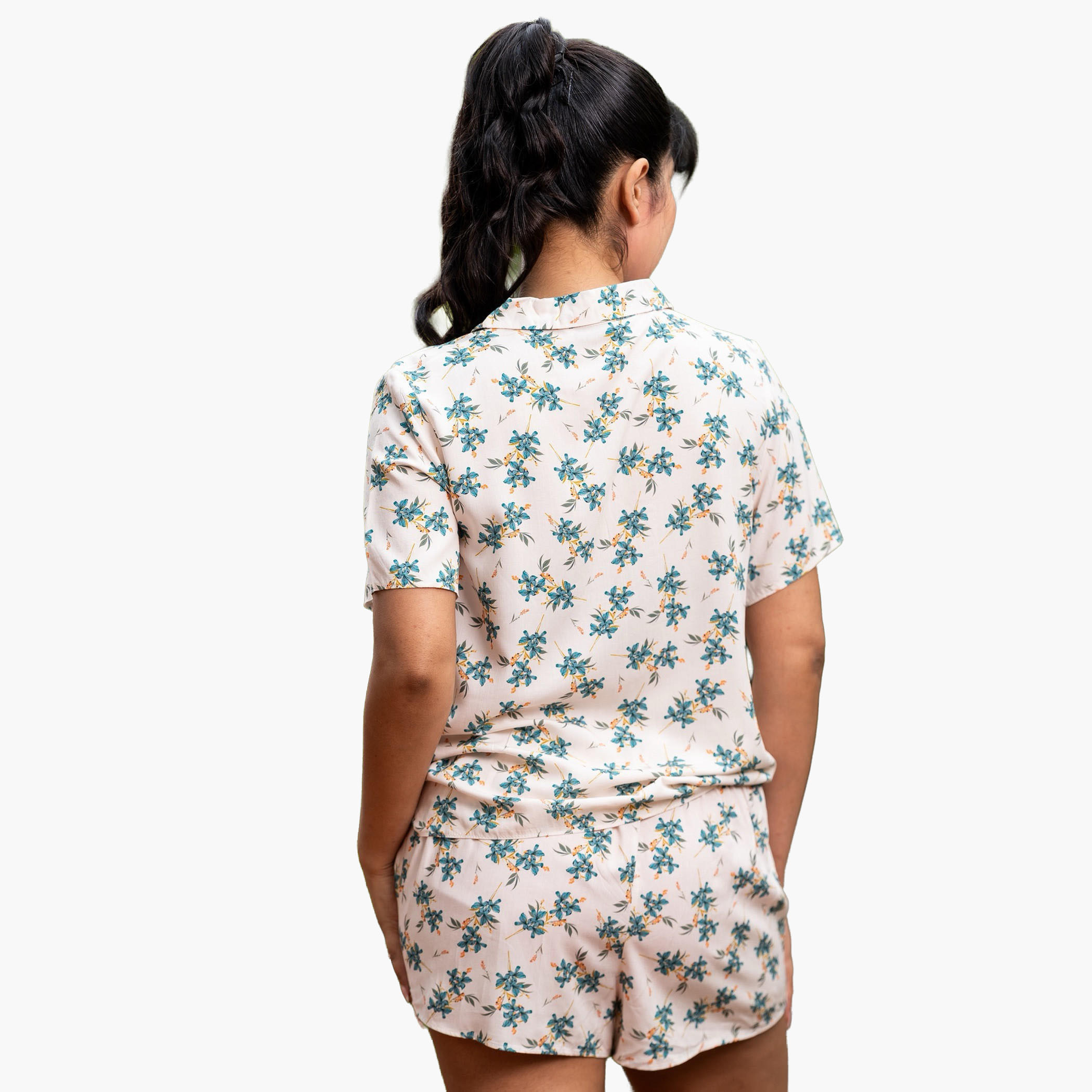 طقم بيجاما شورت وقميص من آدارايا-women-clothing-nightwear-pyjamas-shortsets-image-2