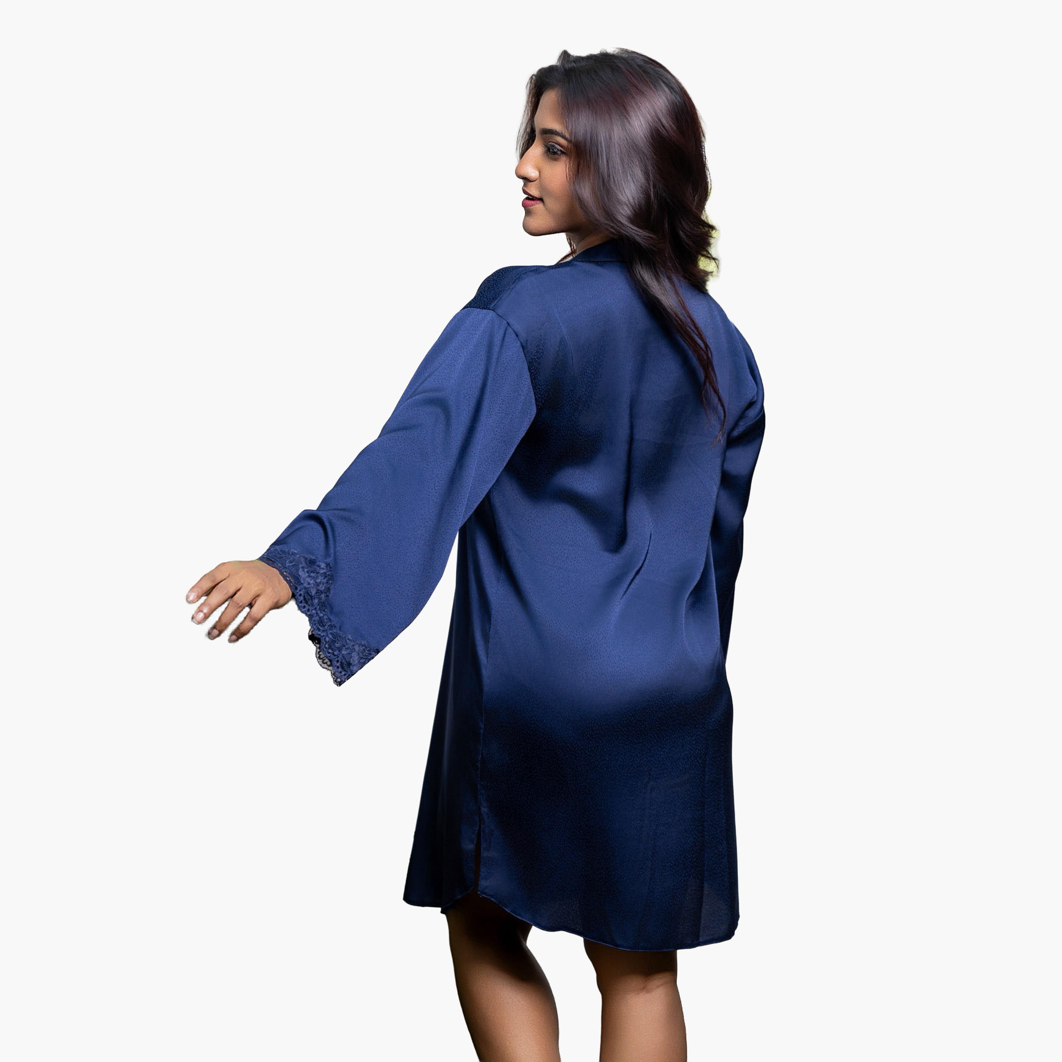 Aadaraya Nighty Short Notch Collar-women-clothing-nightwear-nighties-image-3