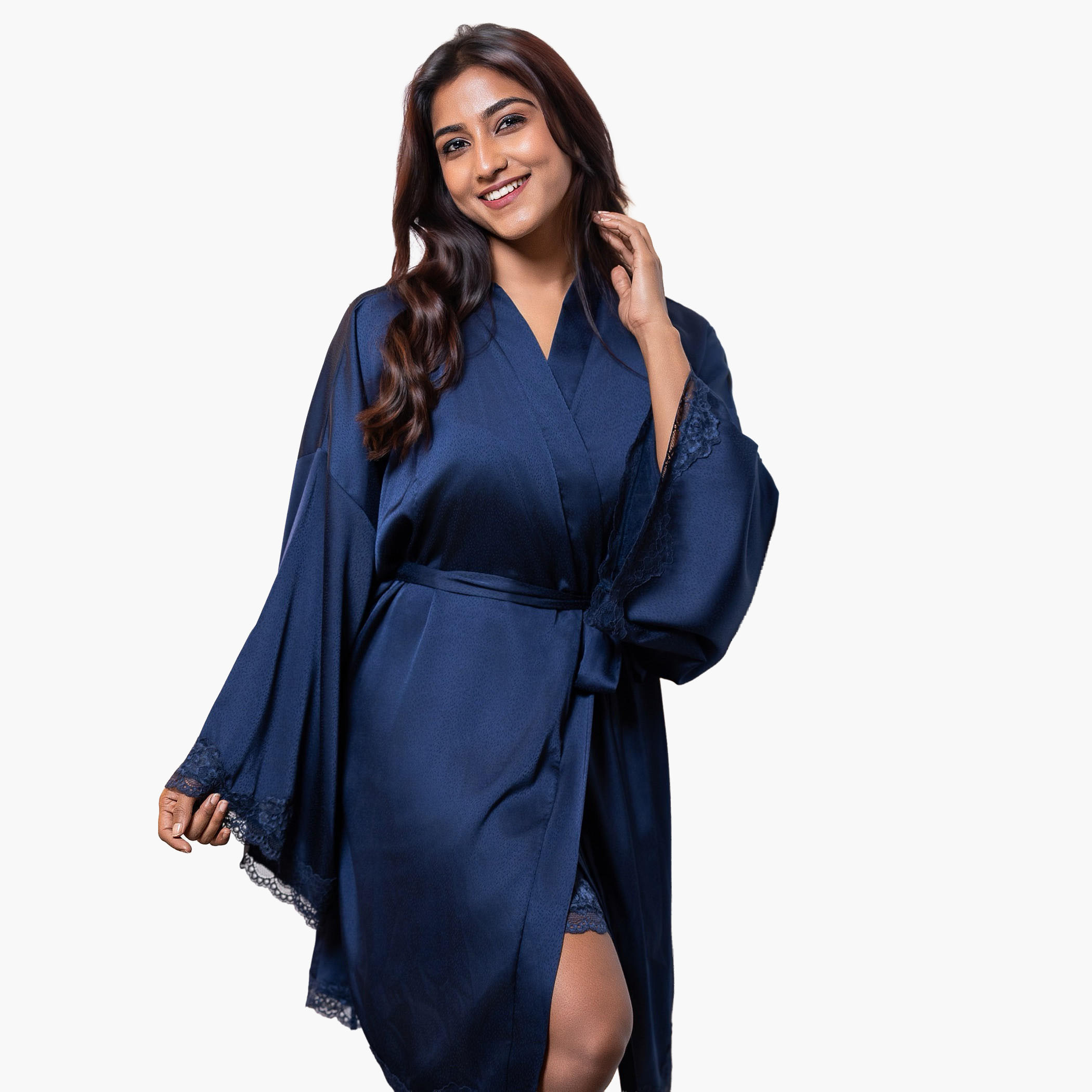 Aadaraya Night Robe Short-women-clothing-nightwear-robes-image-1