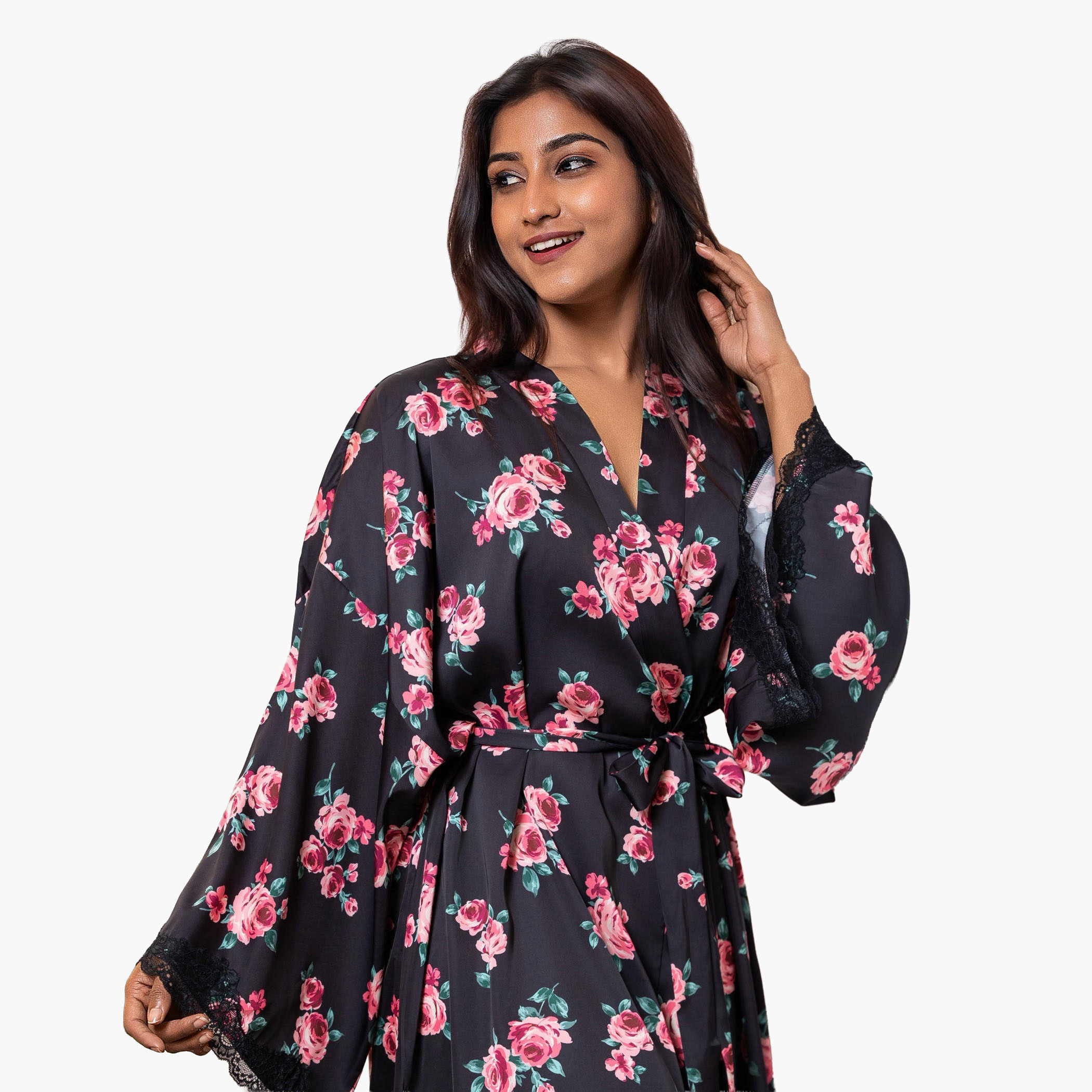 Aadaraya Night Robe Short-women-clothing-nightwear-robes-image-2