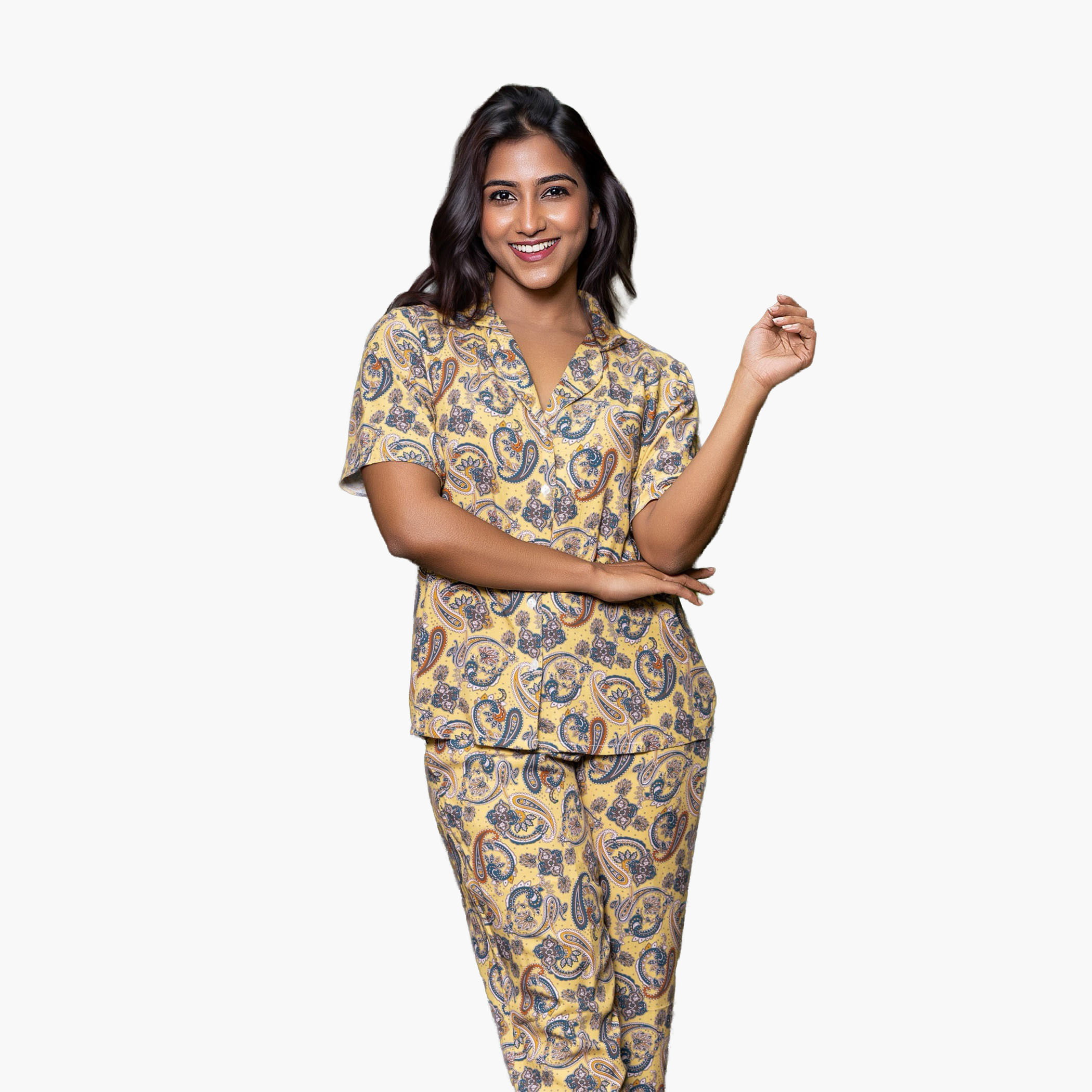 Aadaraya Pyjama Set Shirt and Trousers-women-clothing-nightwear-pyjamas-longsets-image-2