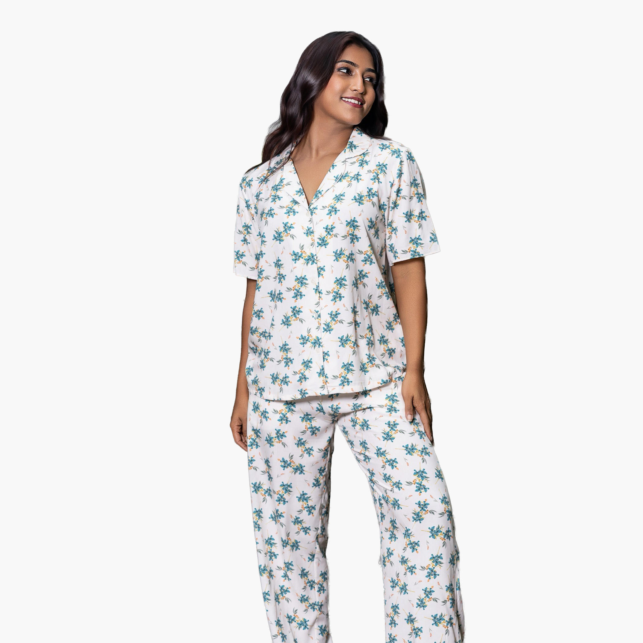 Aadaraya Pyjama Set Shirt and Trousers-women-clothing-nightwear-pyjamas-longsets-image-2