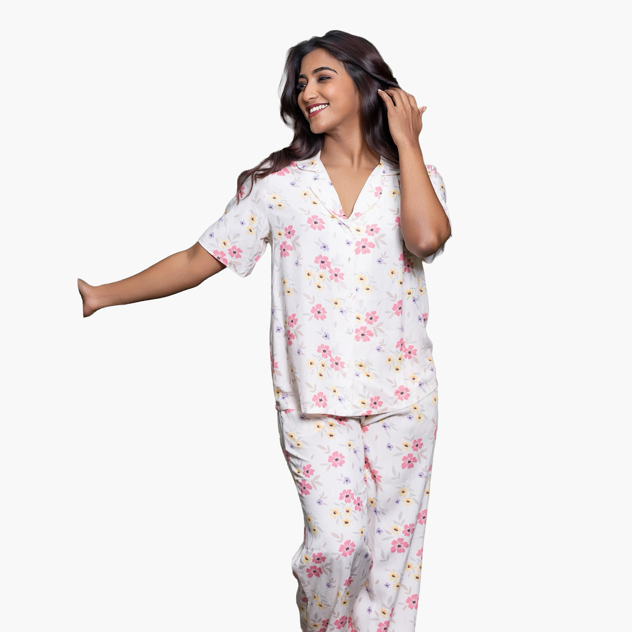 Aadaraya Pyjama Set Shirt and Trousers-women-clothing-nightwear-pyjamas-longsets-image-2