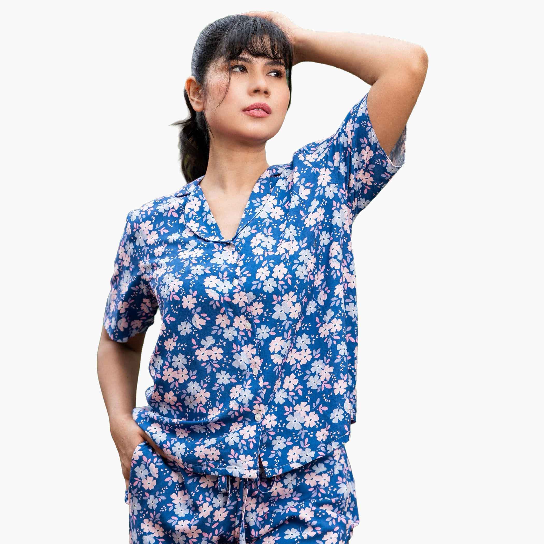 Aadaraya Pyjama Set Shirt and Trousers-women-clothing-nightwear-pyjamas-longsets-image-2