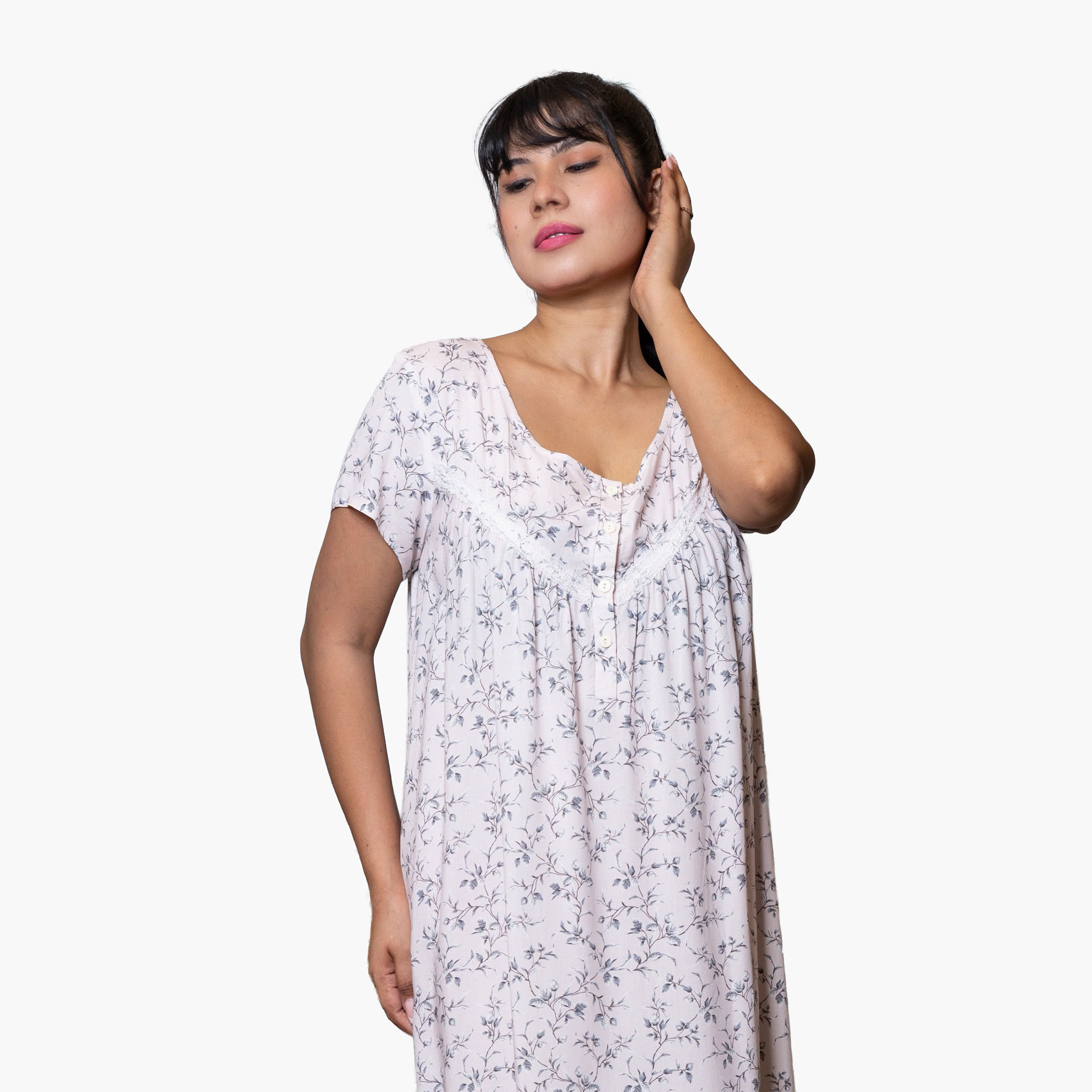 Aadaraya Night Dress Short Sleeves Printed-PROMO_SP_SA_BUNDLE_2FOR159_180925-image-3