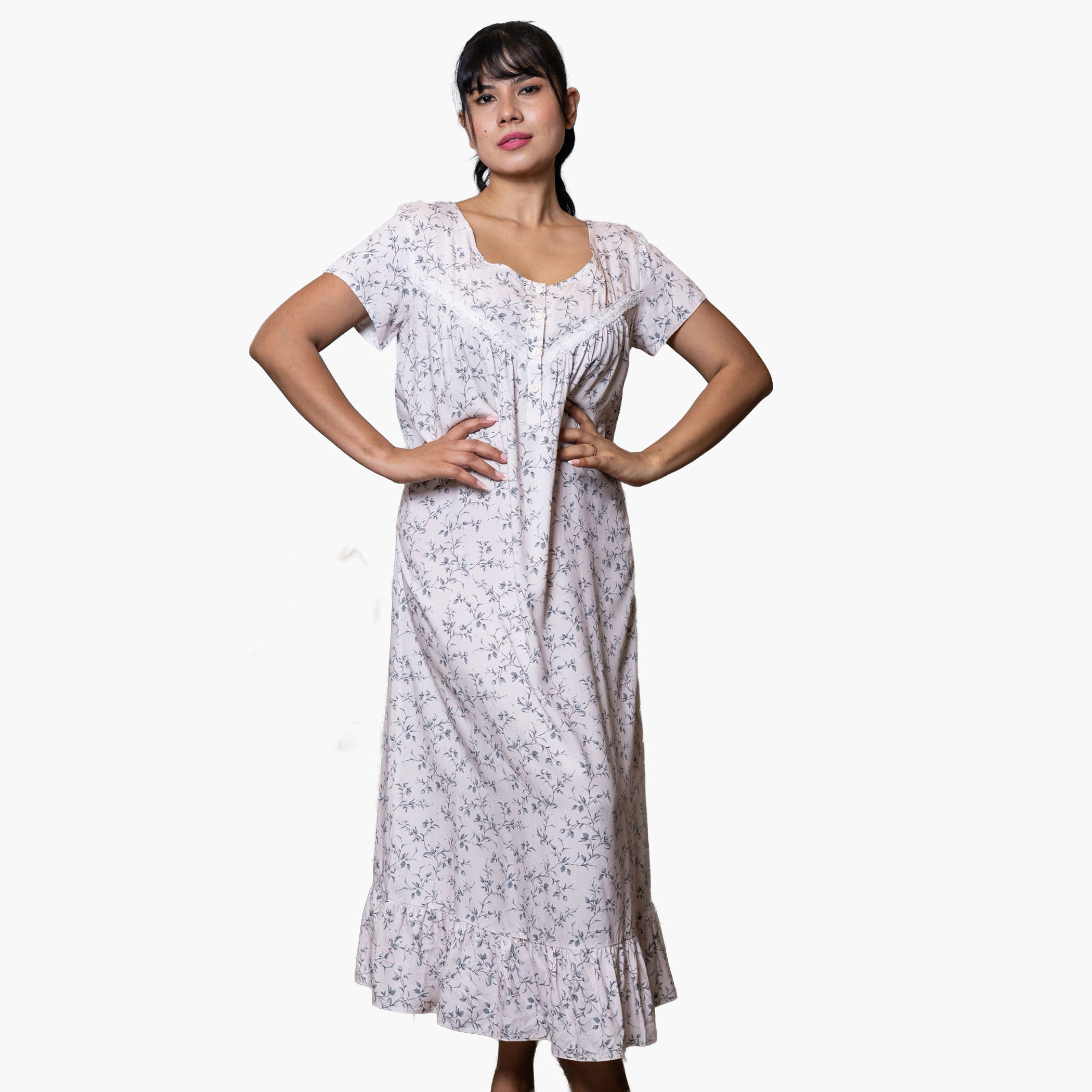 Aadaraya Night Dress Short Sleeves Printed-PROMO_SP_SA_BUNDLE_2FOR159_180925-image-4
