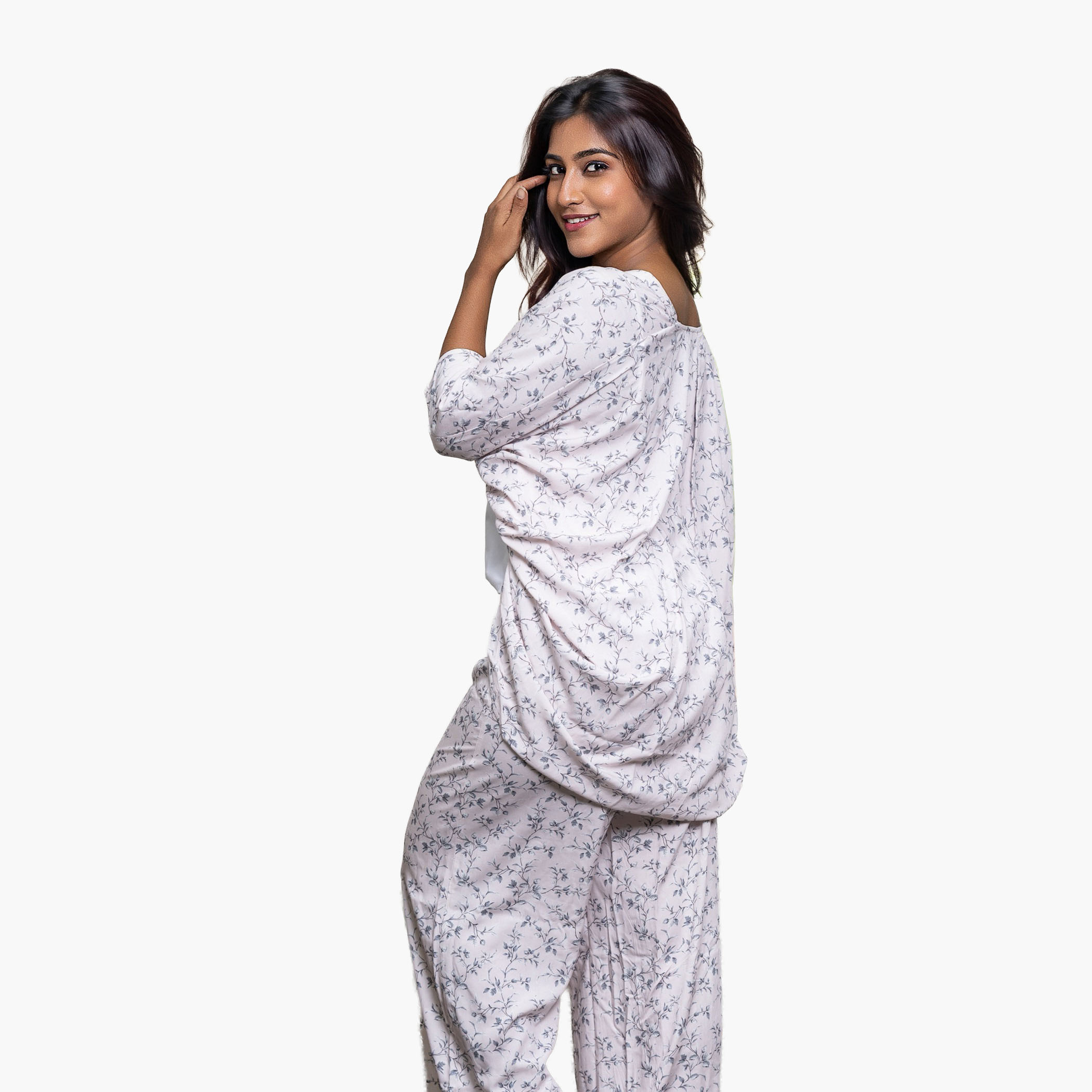 Aadaraya Pyjama Set Kimono with Camisole and Pants-women-clothing-nightwear-pyjamas-longsets-image-2